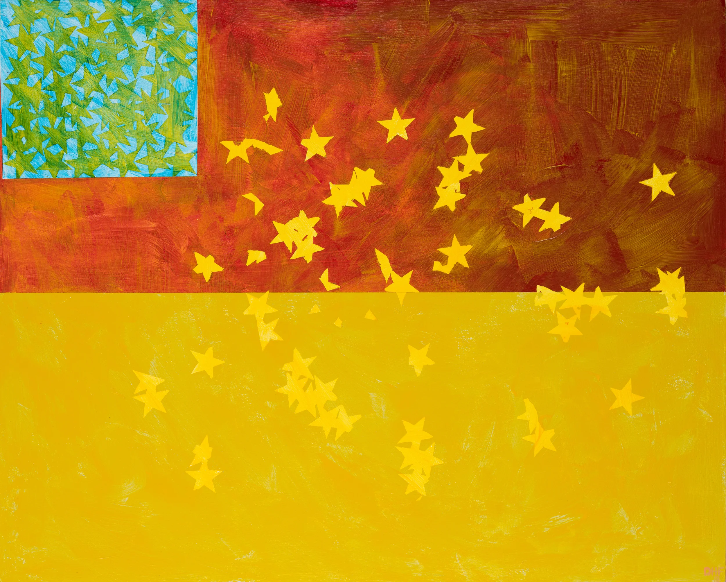 Distorted Flag, #3, 2018