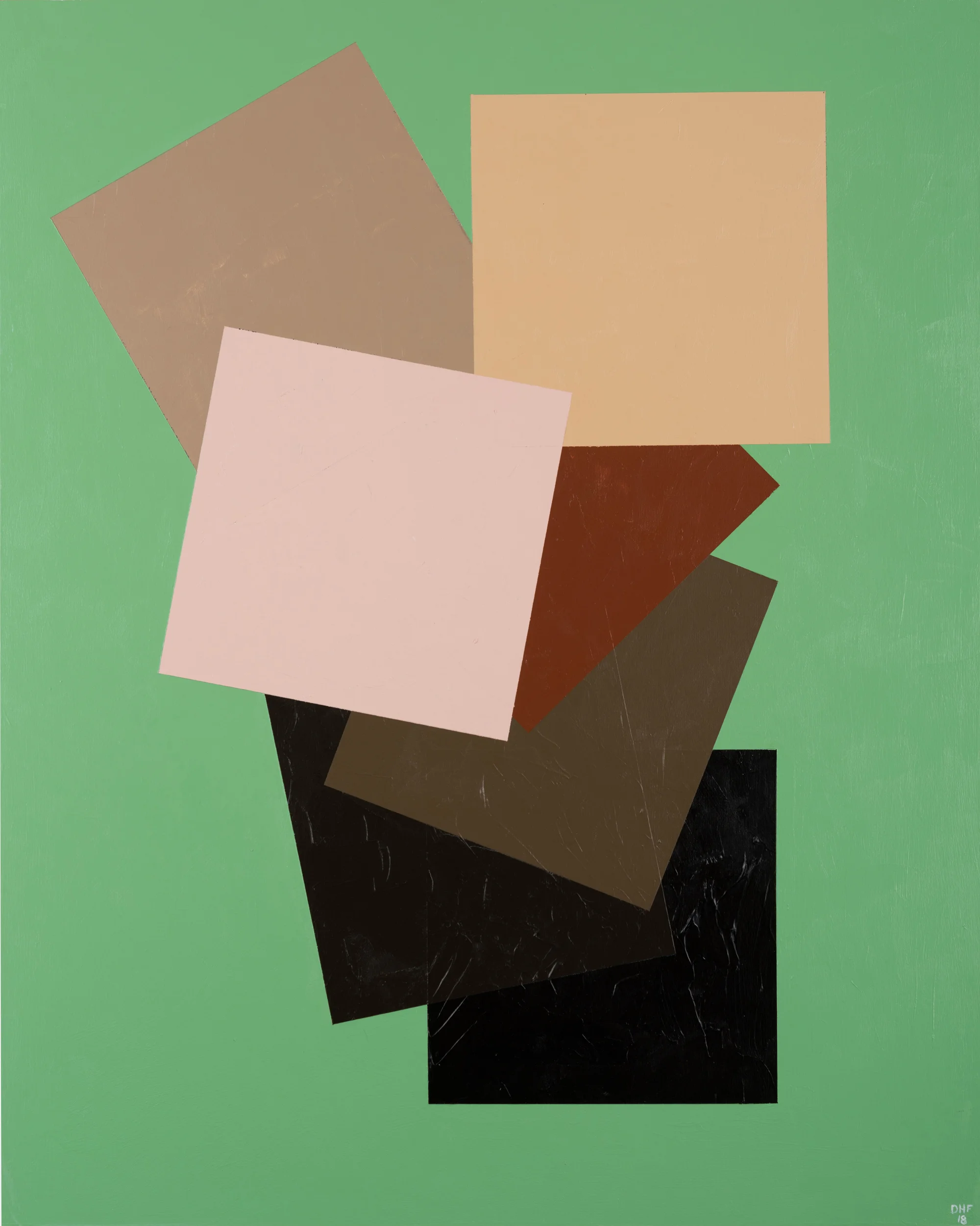 White over Black #1, 2018