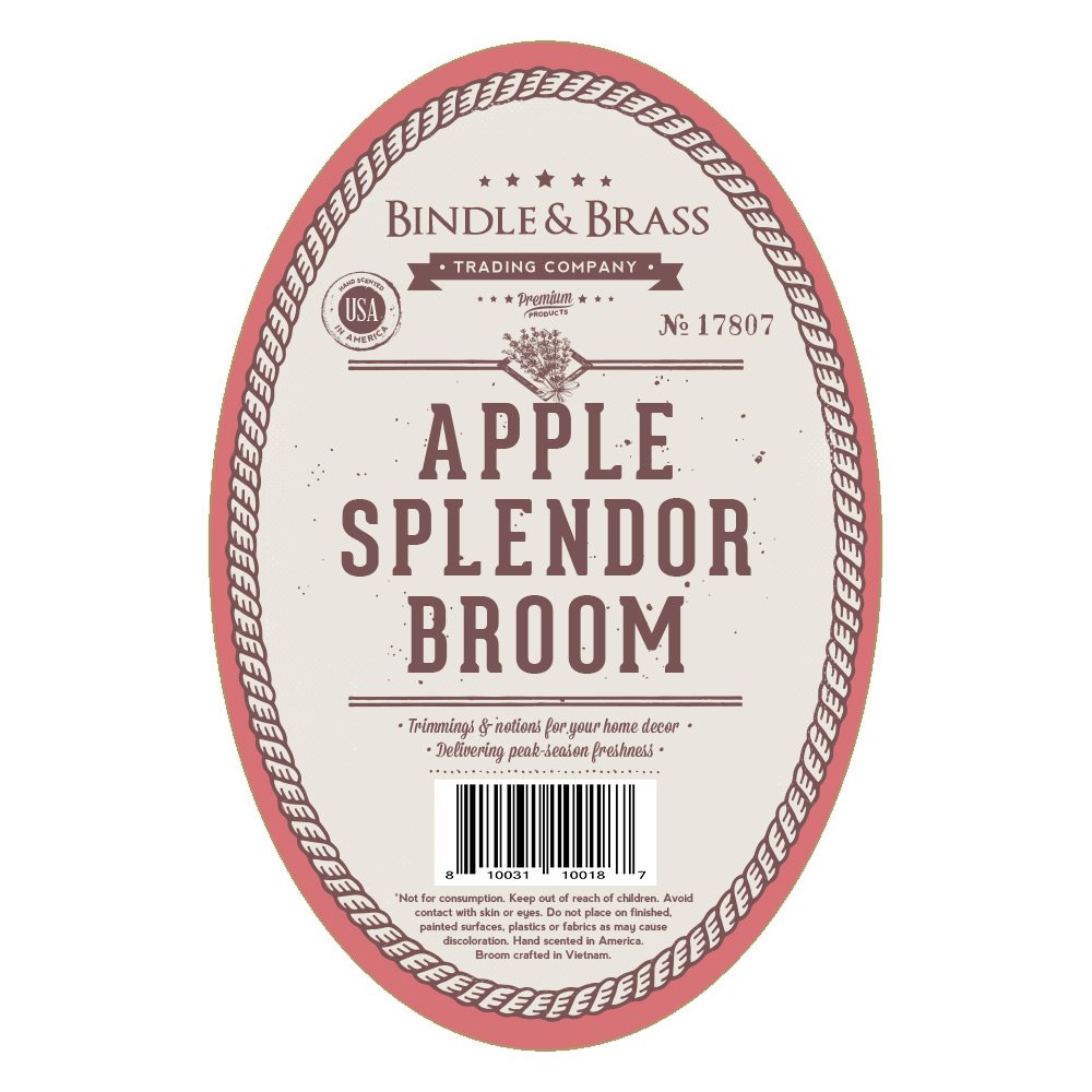 36 inch Apple Splendor Scented Broom Tag