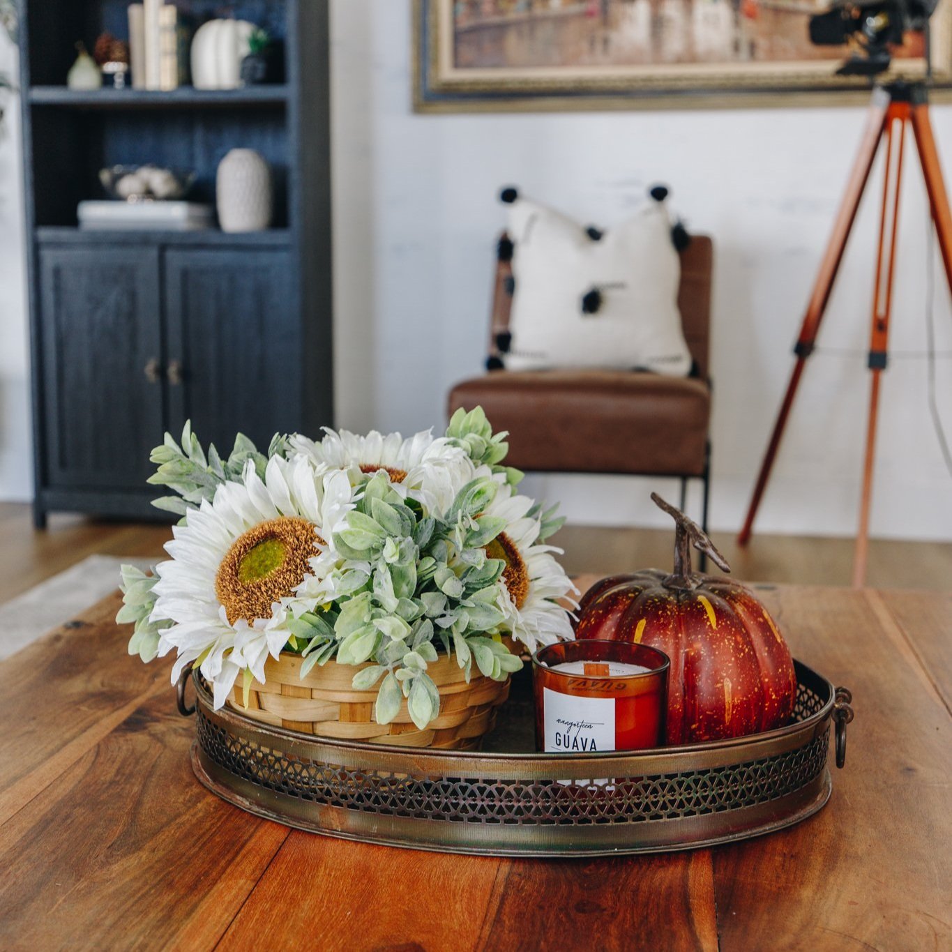 add faux plants to your home this fall to save money and time without hassle