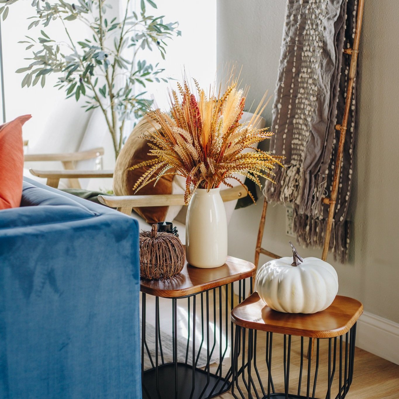 add faux plants to your home this fall to save money and time without hassle