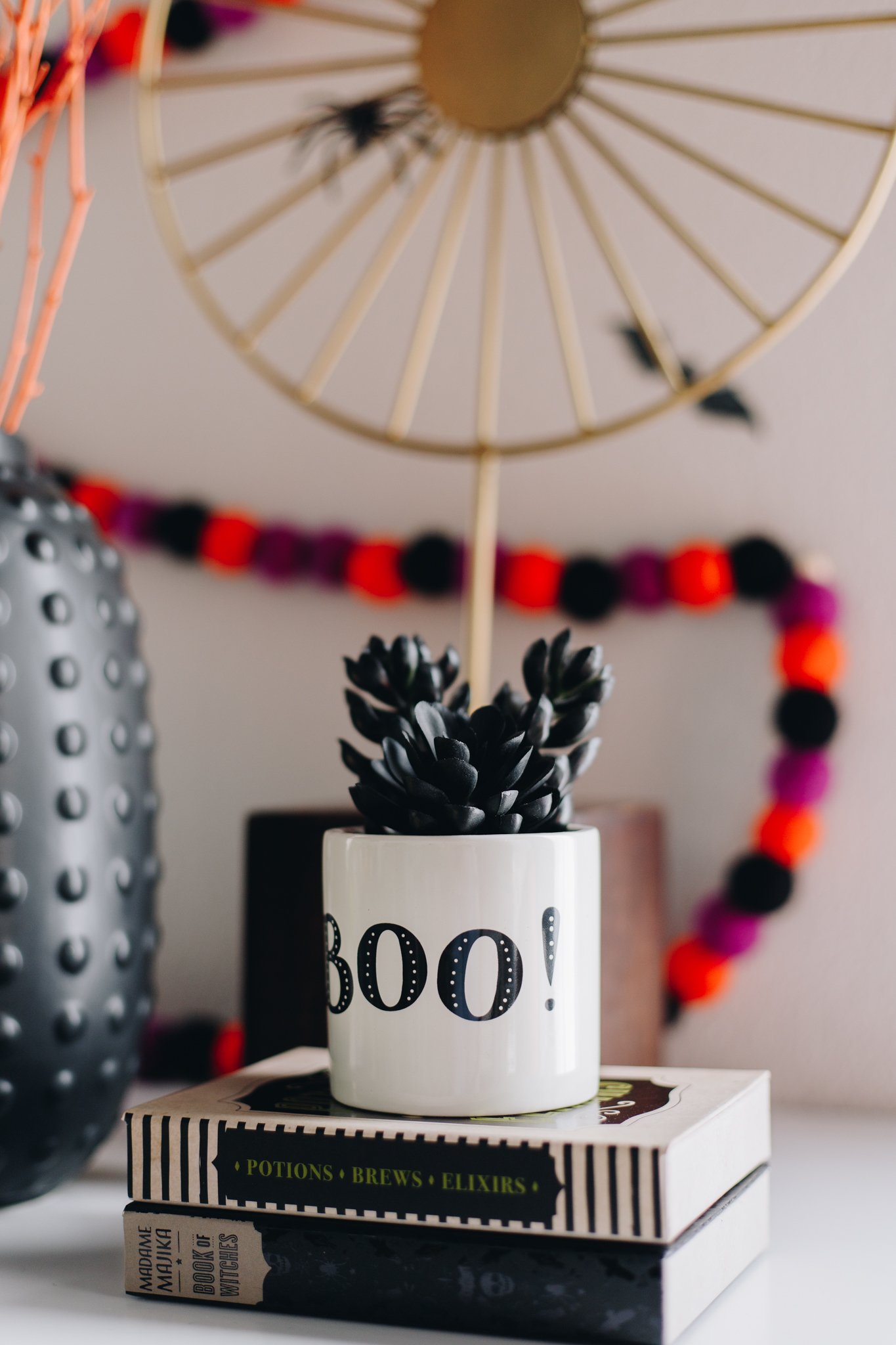 modern home decor for halloween