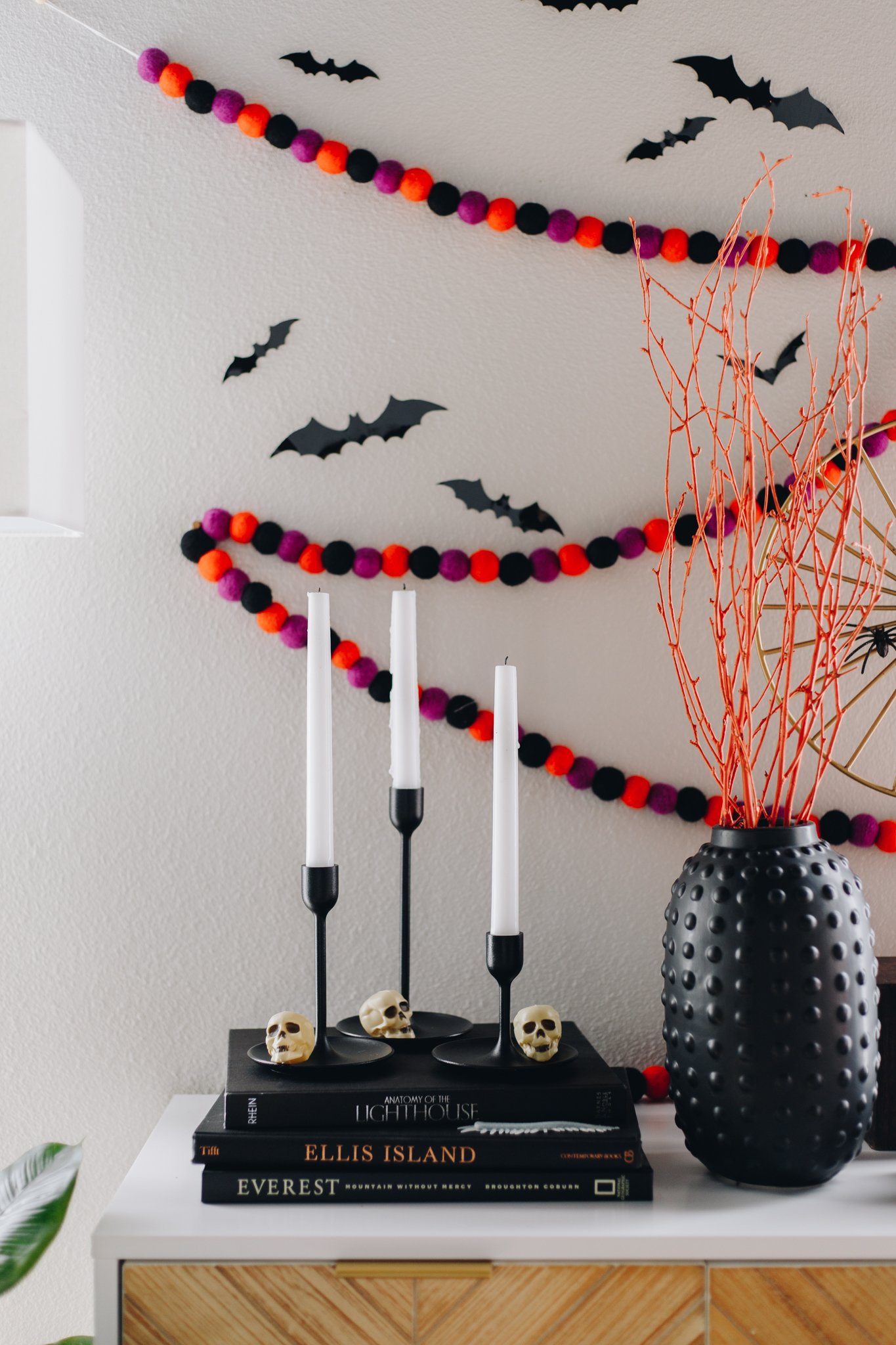 modern home decor for halloween