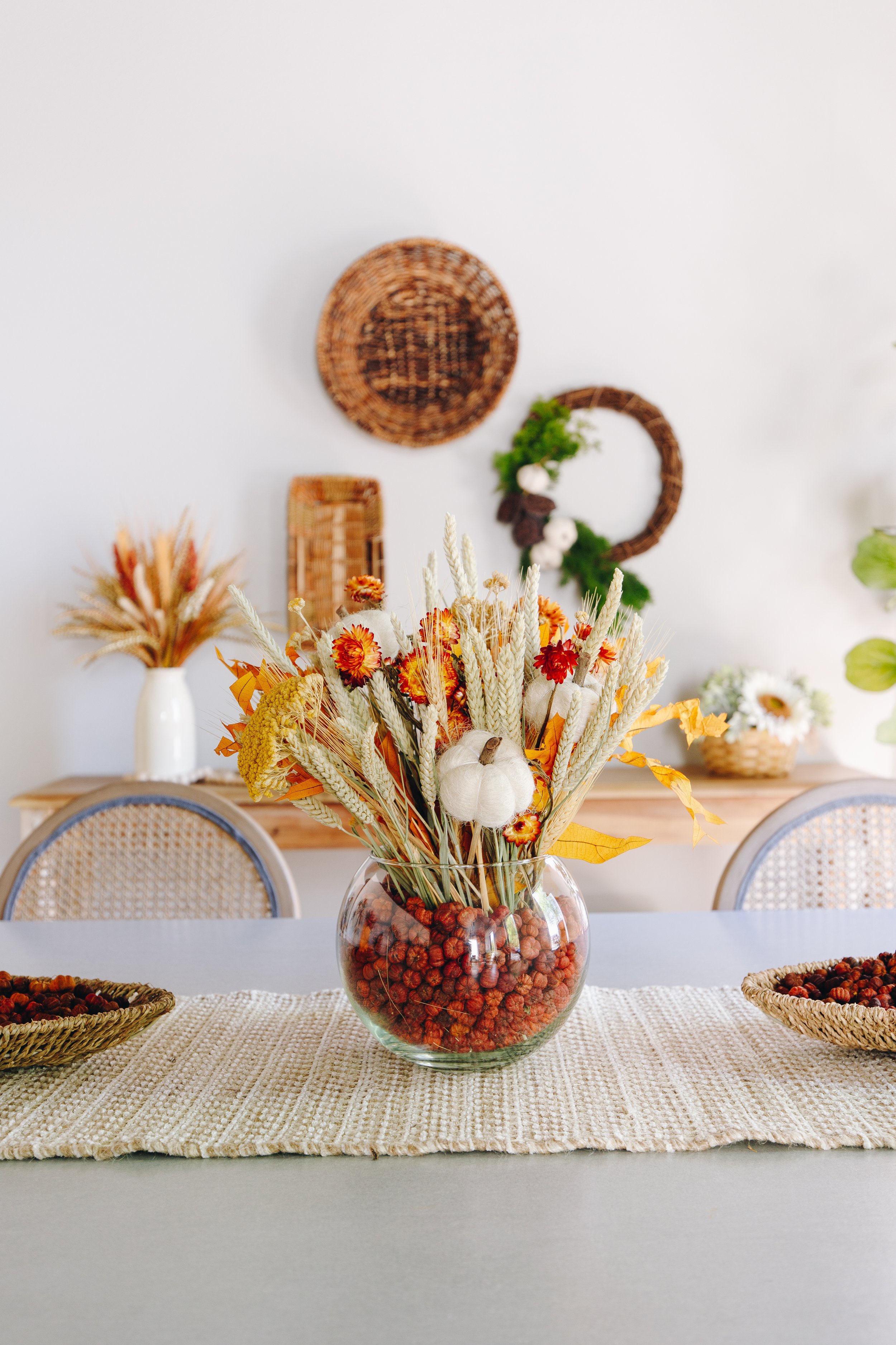 7 Easy Dried Natural Flower Home Arrangements to Make This Fall — Bindle &  Brass Trading Company