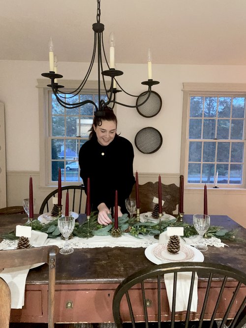 Laura Gives Us a Cheery Glimpse Into This Year's Woodsy Christmas