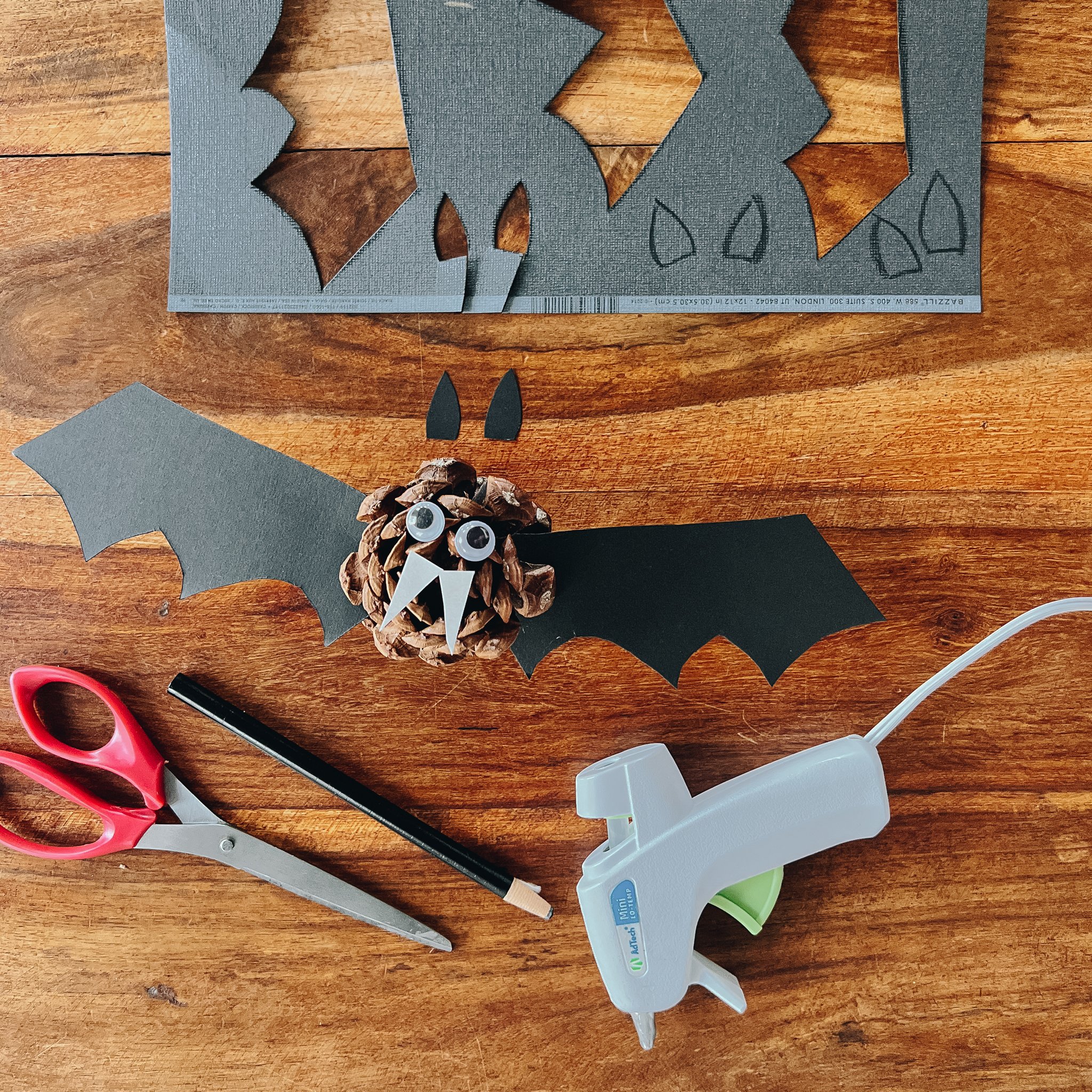 Adorable Pinecone Bat Craft Your Kids Will Enjoy Creating This Fall —  Bindle & Brass Trading Company