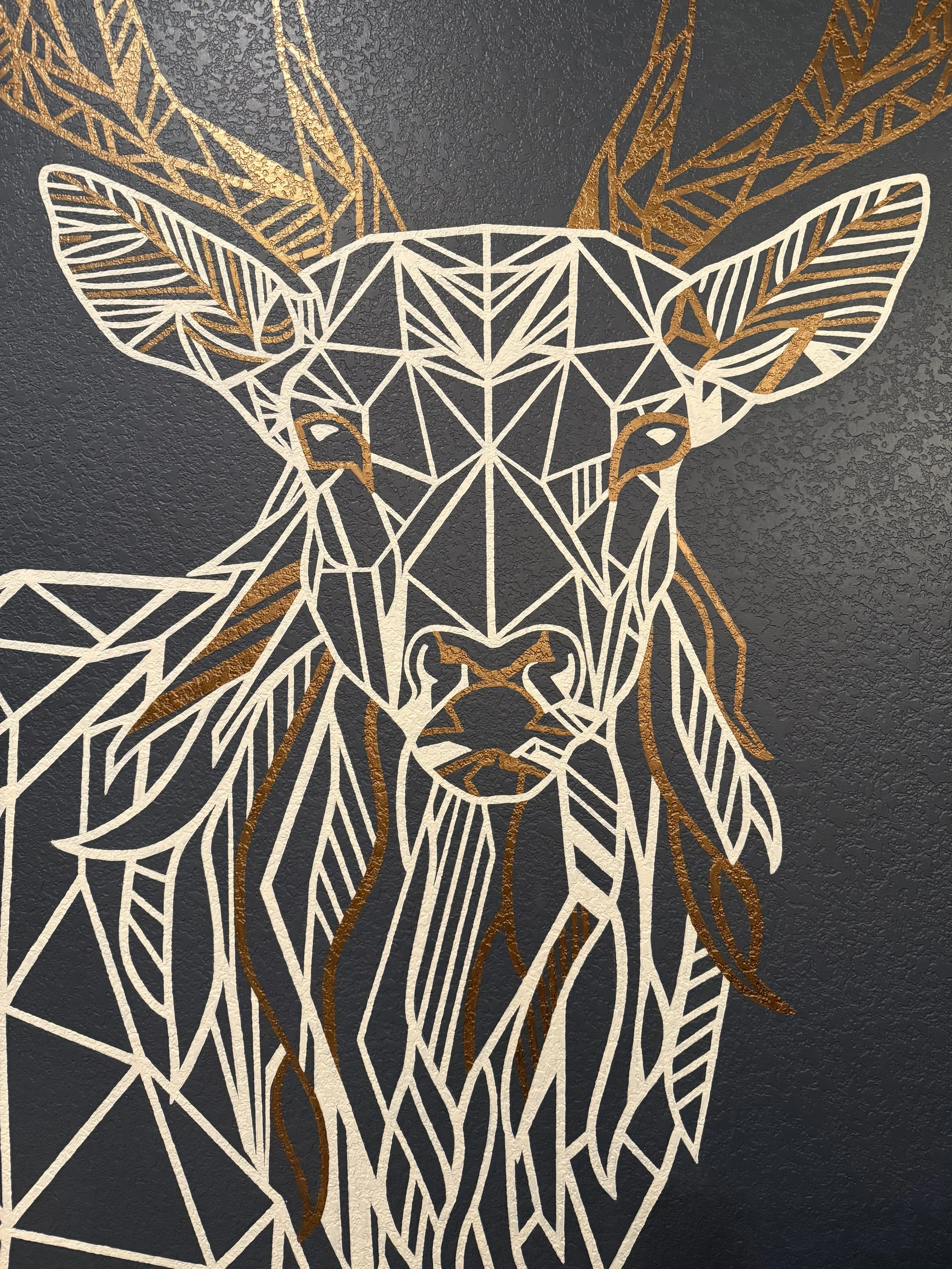 Speakeasy Reindeer, (detail), private residence, Denver, CO, 2026