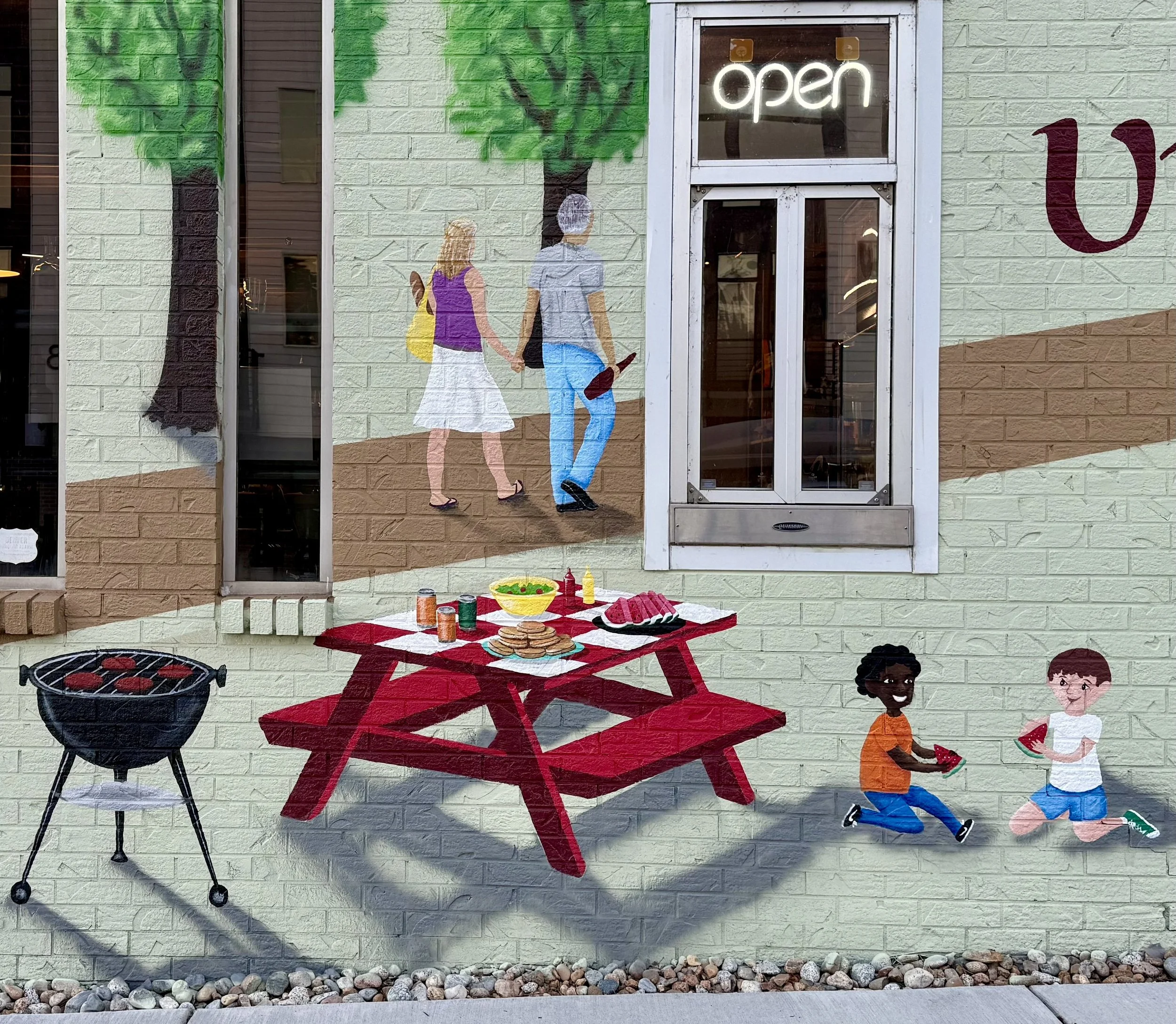 Murals & Signage for Urban Provisions Market (detail), Denver, CO, 2025