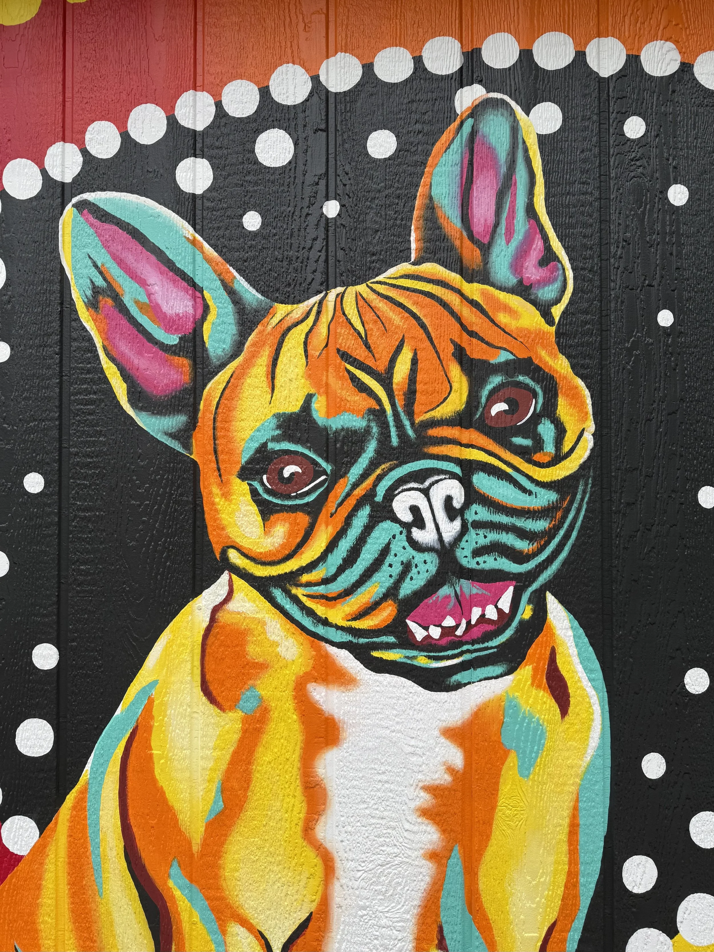 'Adele Tribute' exterior mural (detail), private residence, Denver, CO, 2025