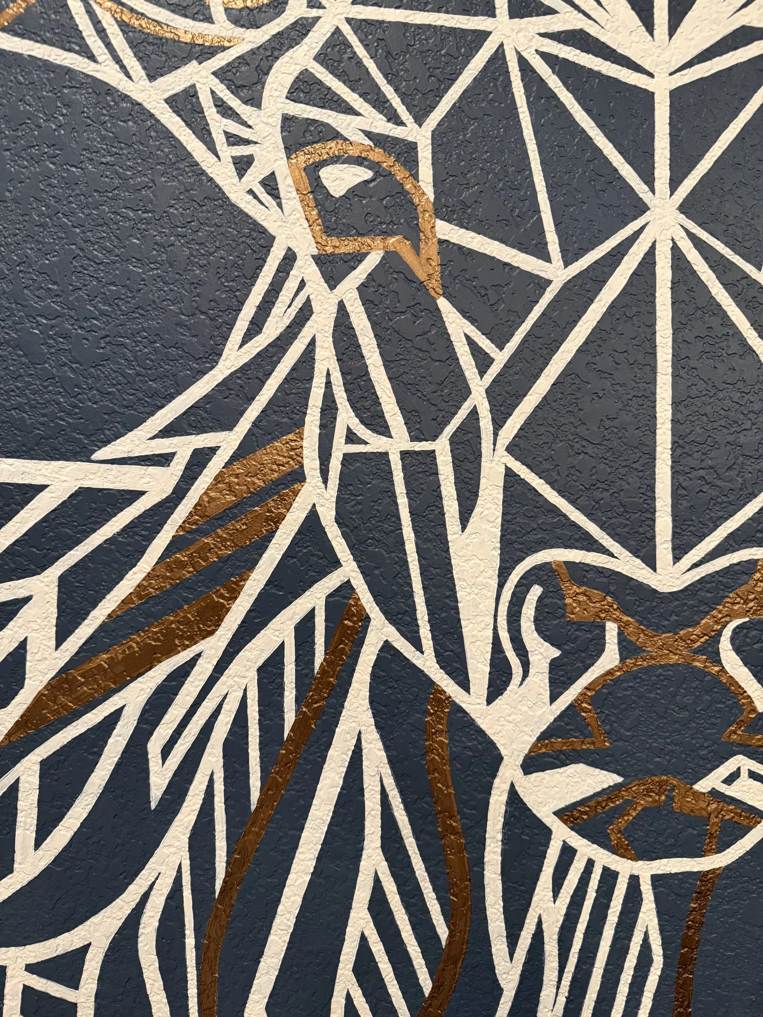 Speakeasy Reindeer, (detail), private residence, Denver, CO, 2026