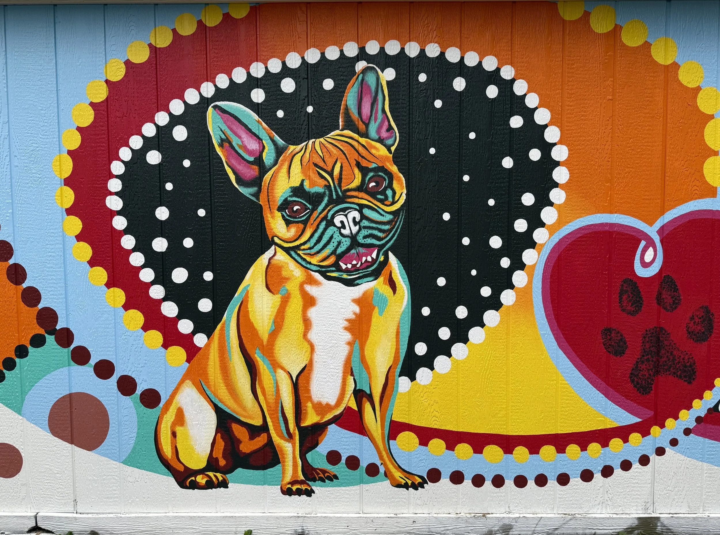 'Adele Tribute' exterior mural (detail), private residence, Denver, CO, 2025