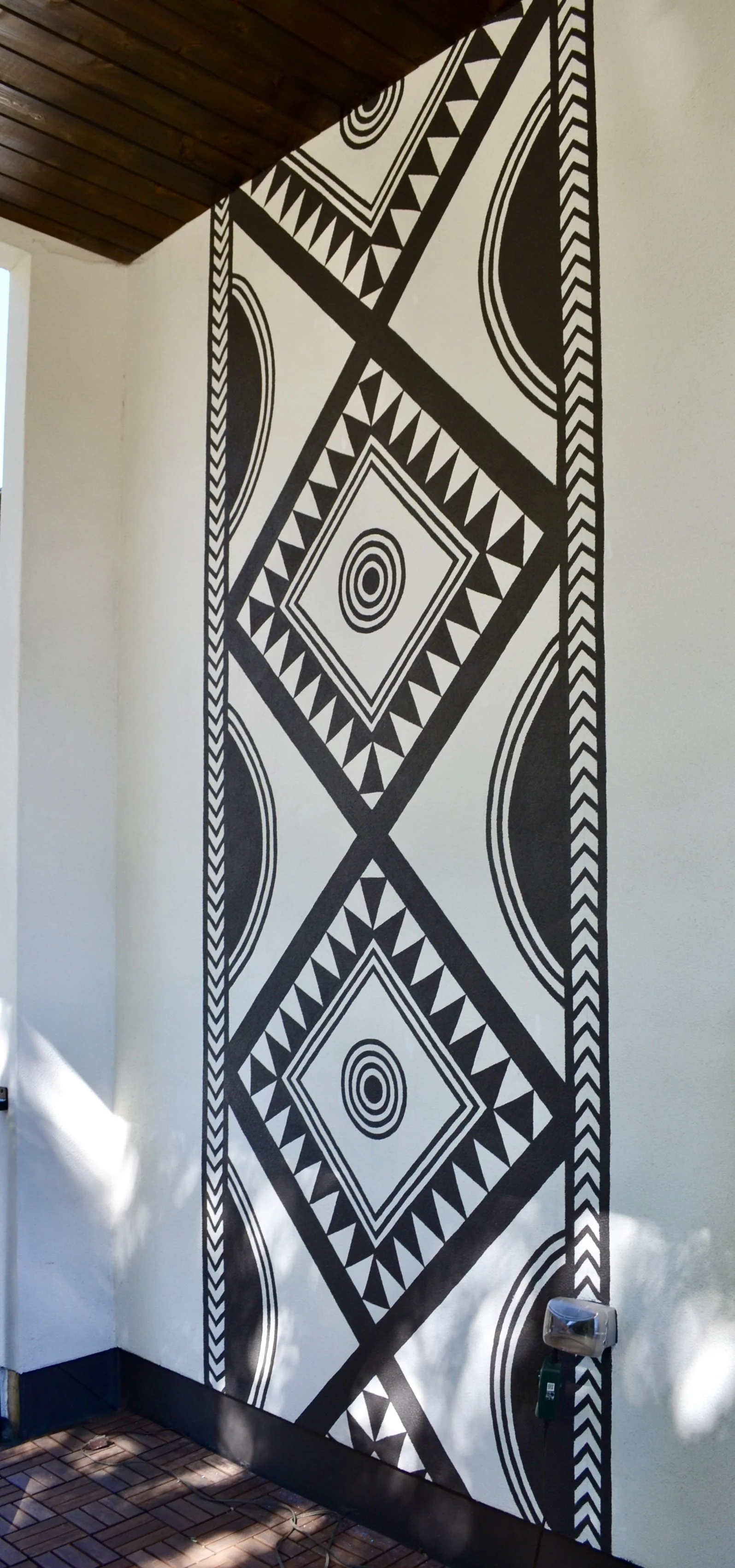 'House Tattoo', 11' x 4.5', private residence, Denver CO, 2017