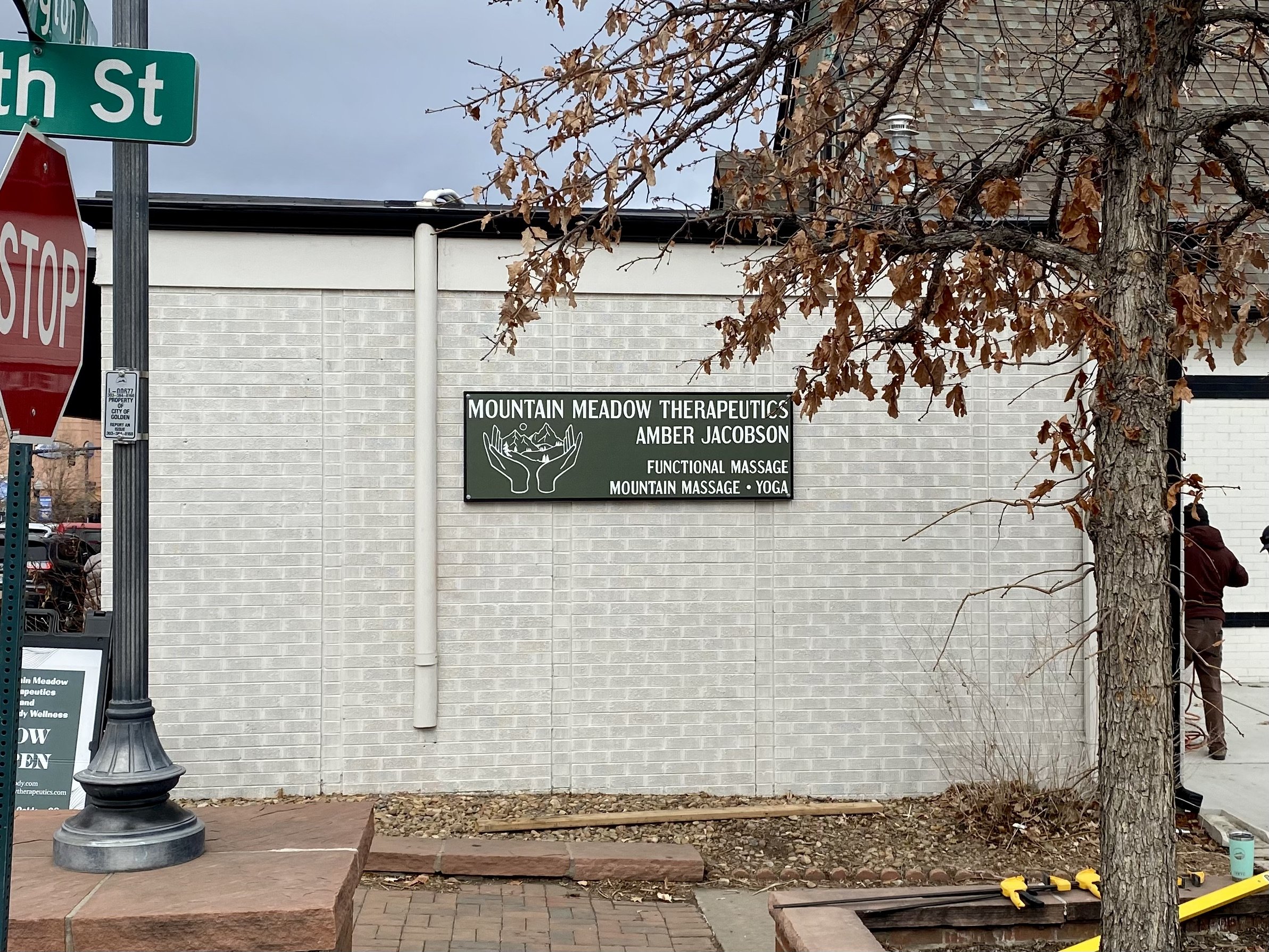 Custom exterior business sign, Golden, CO, 2023