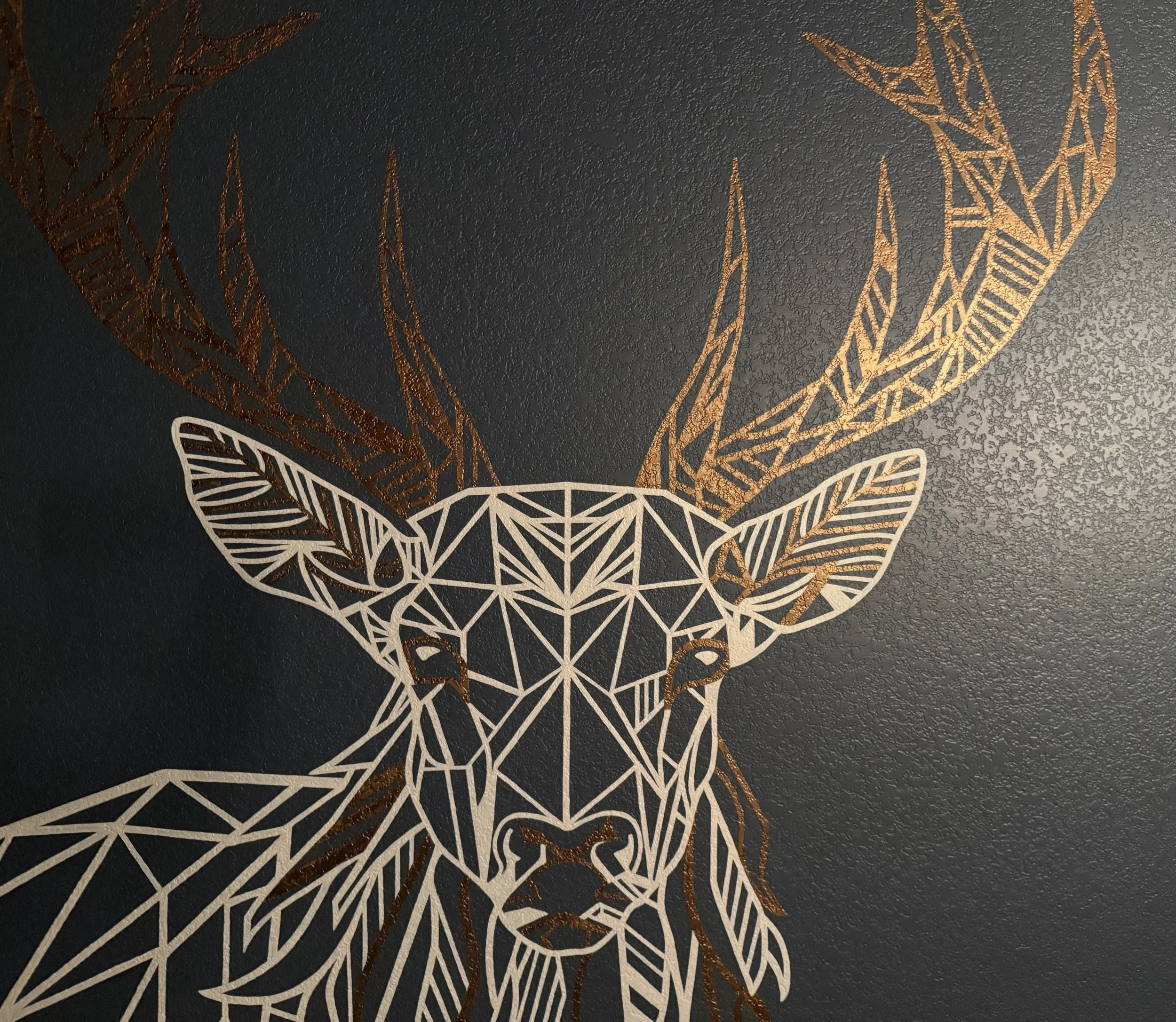 Speakeasy Reindeer, (detail), private residence, Denver, CO, 2026