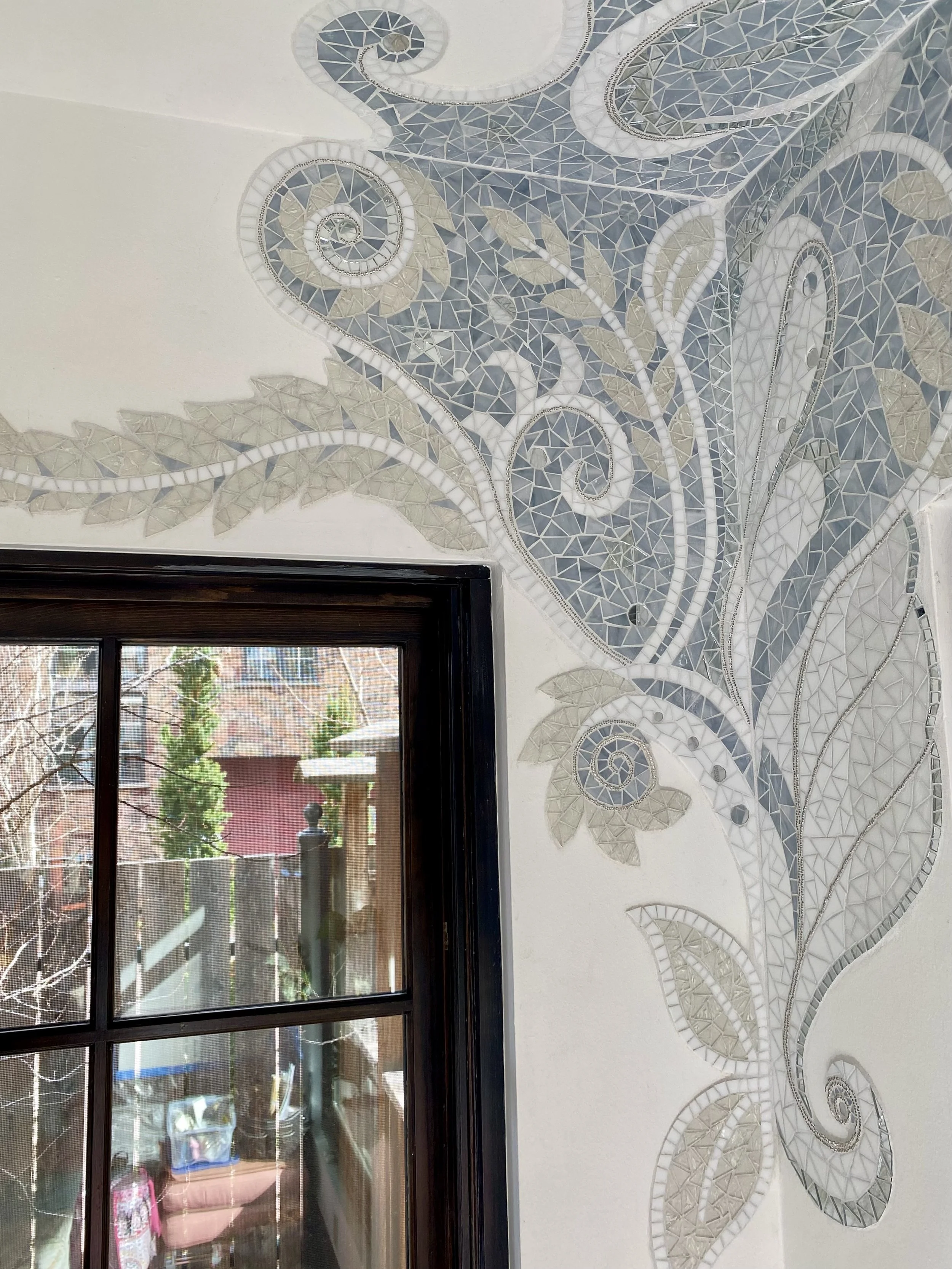 'Midsummer Night's Dream' wall/corner mosaic 2 (detail)
