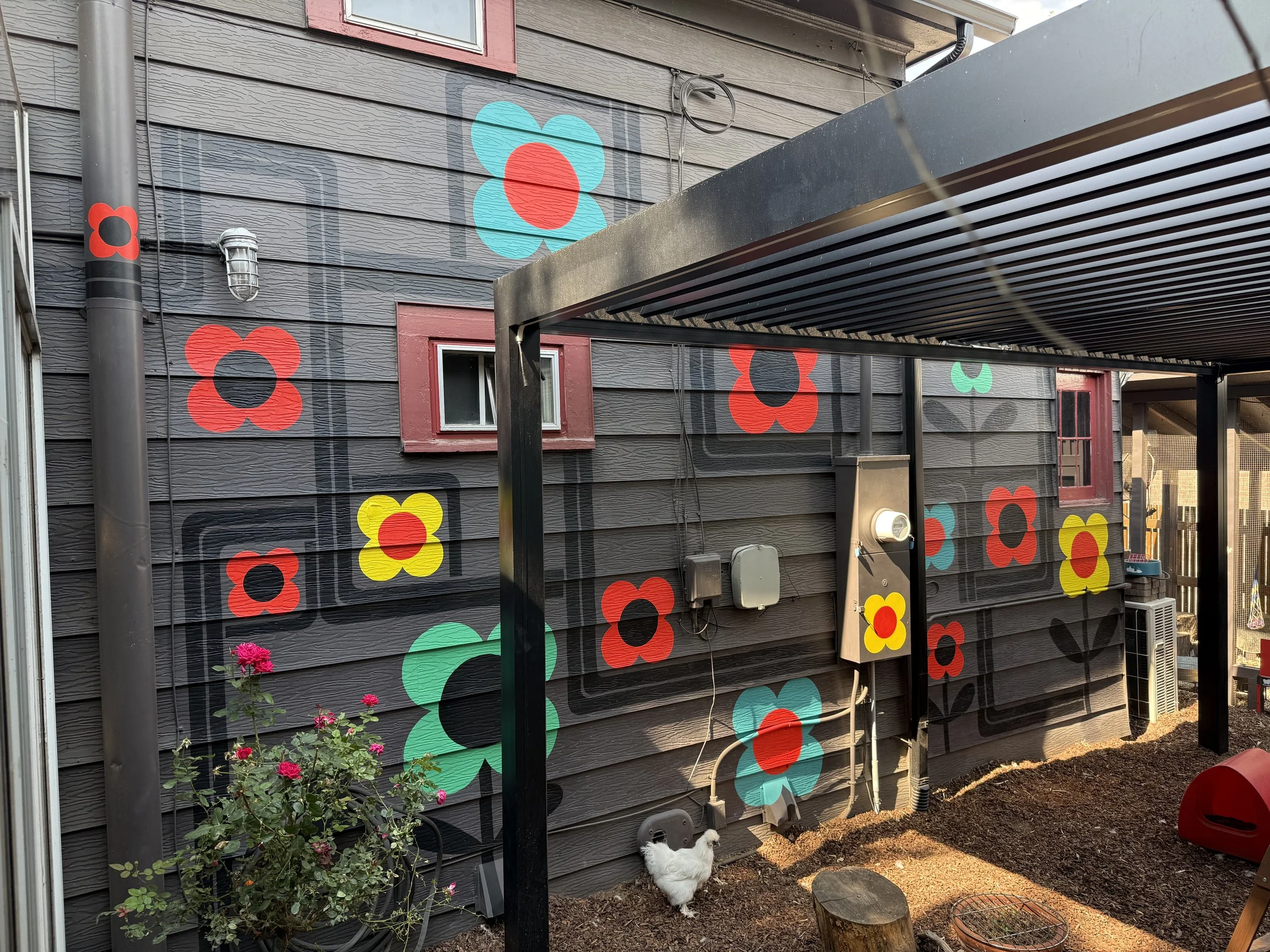 Chicken Yard Flowers, 19' x 10', private residence, Denver, CO, 2026