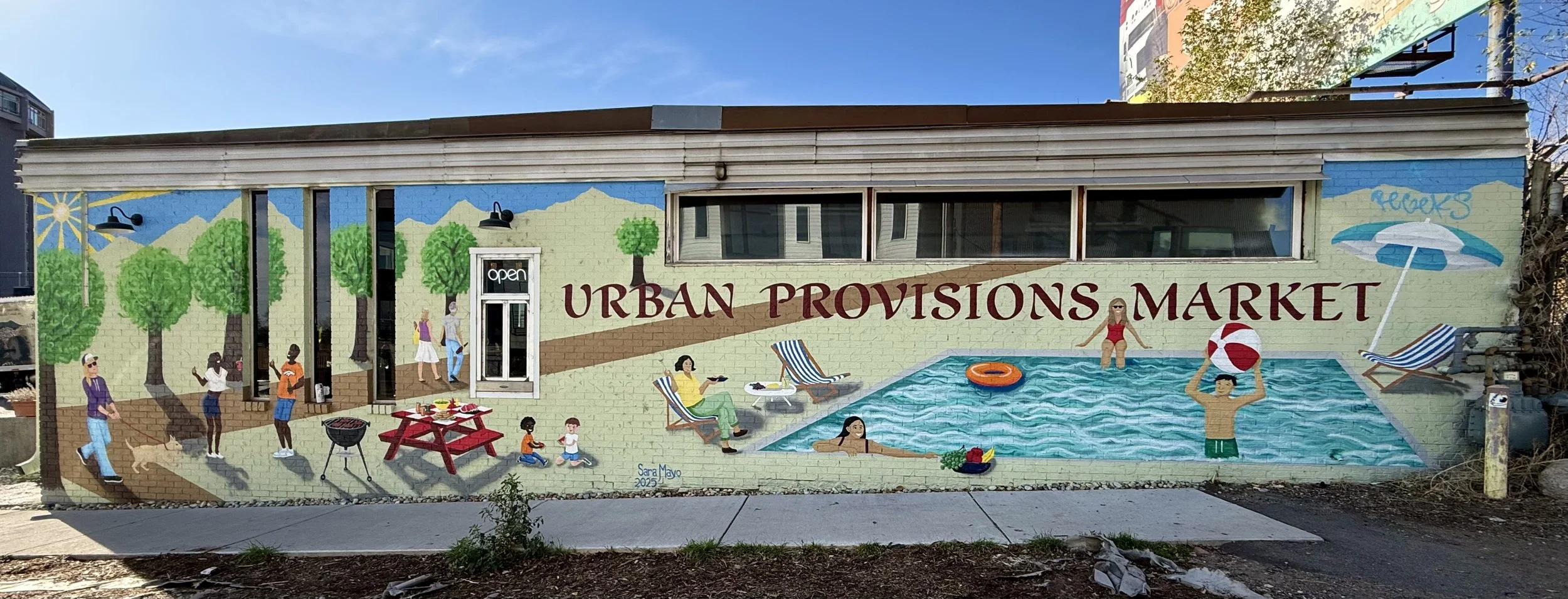Mural & Signage for Urban Provisions Market, Denver, CO, 2025