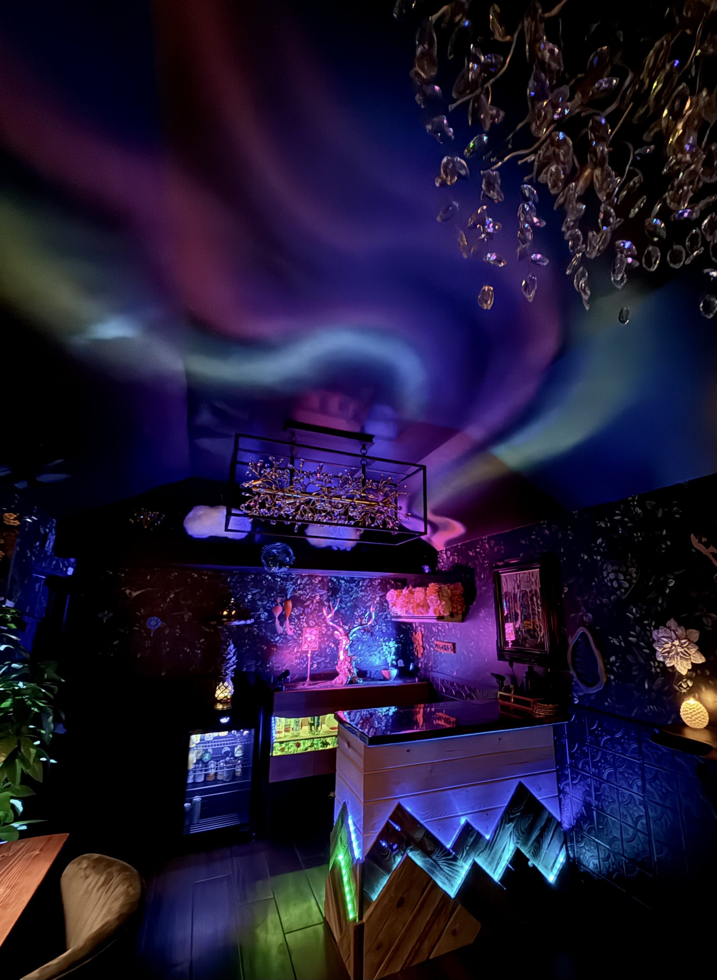 'Aurora Borealis' ceiling, private residence, Lakewood, CO, 2026