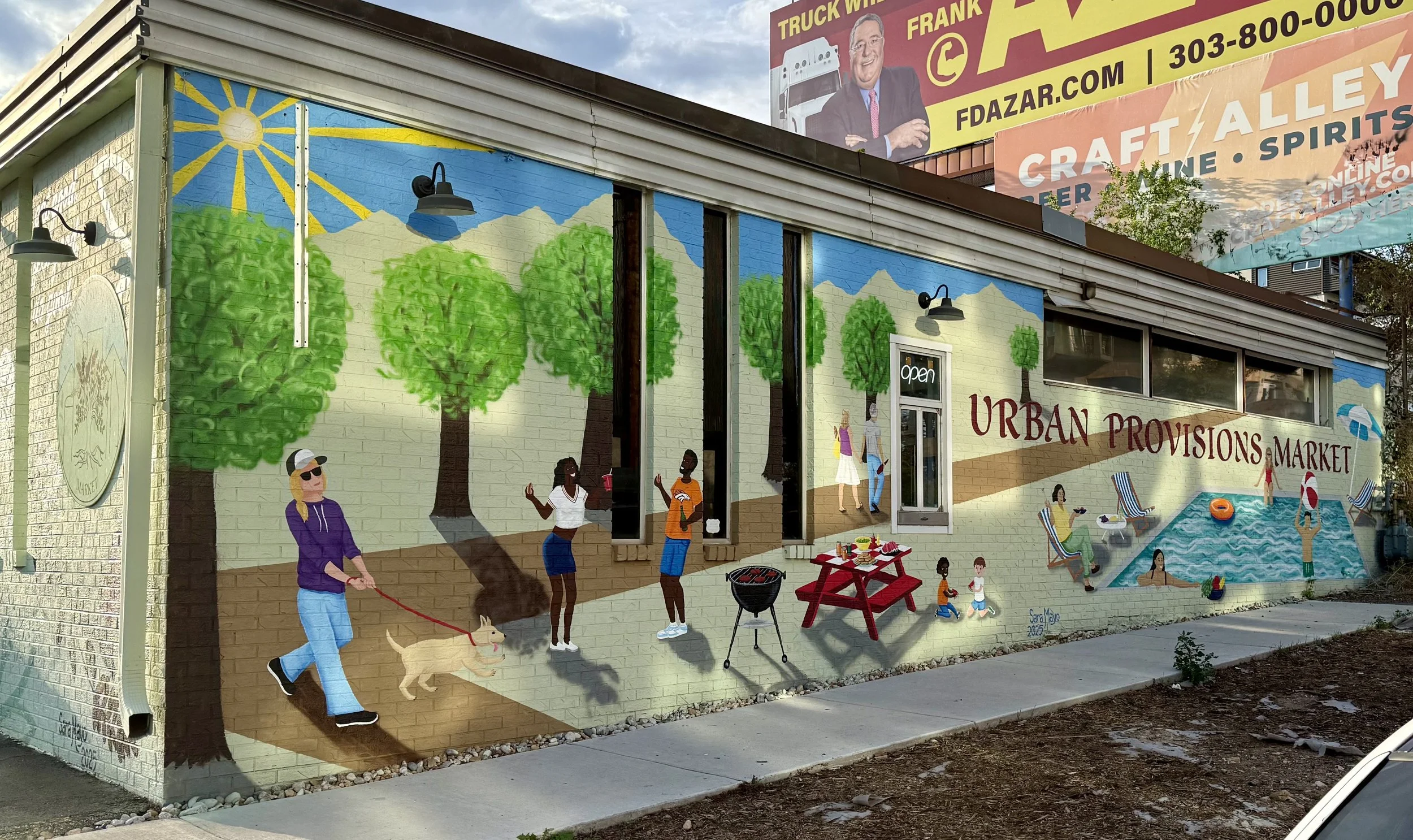 Mural & Signage for Urban Provisions Market, Denver, CO, 2025