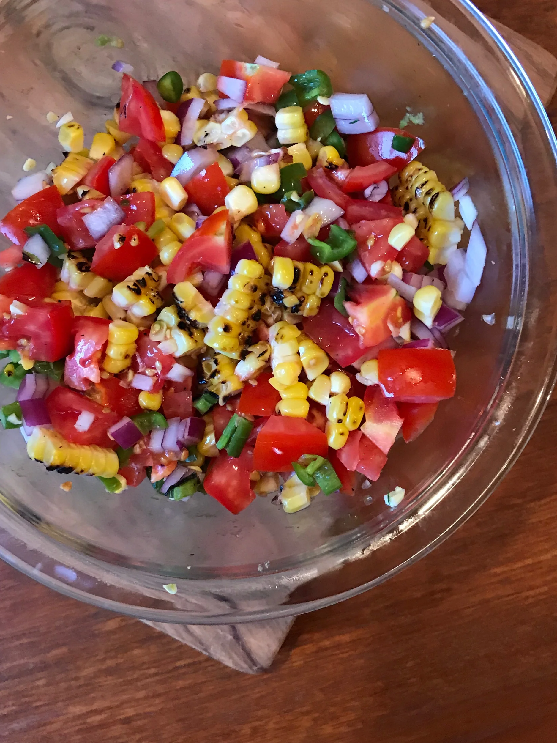 Charred Corn & Serrano Salsa