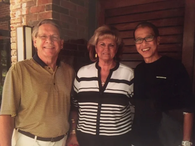 Three people linked forever through paired kidney exchange. When Steve (left) donated to a stranger, Kai Fong (right) donated to a stranger, too—Steve’s wife, Phyllis (center).