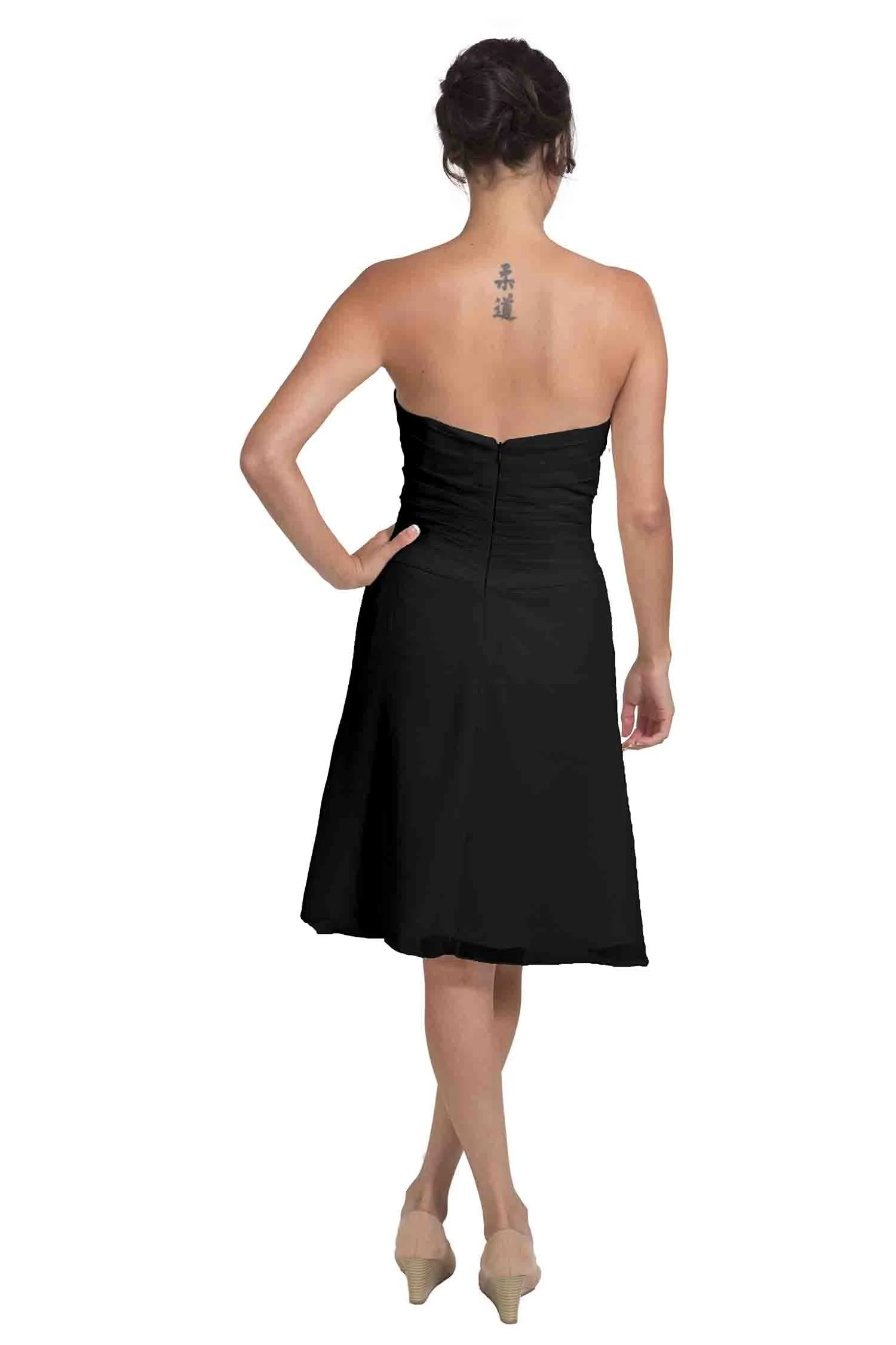 Bridesmaid Dress NZ Olivia - Black Back