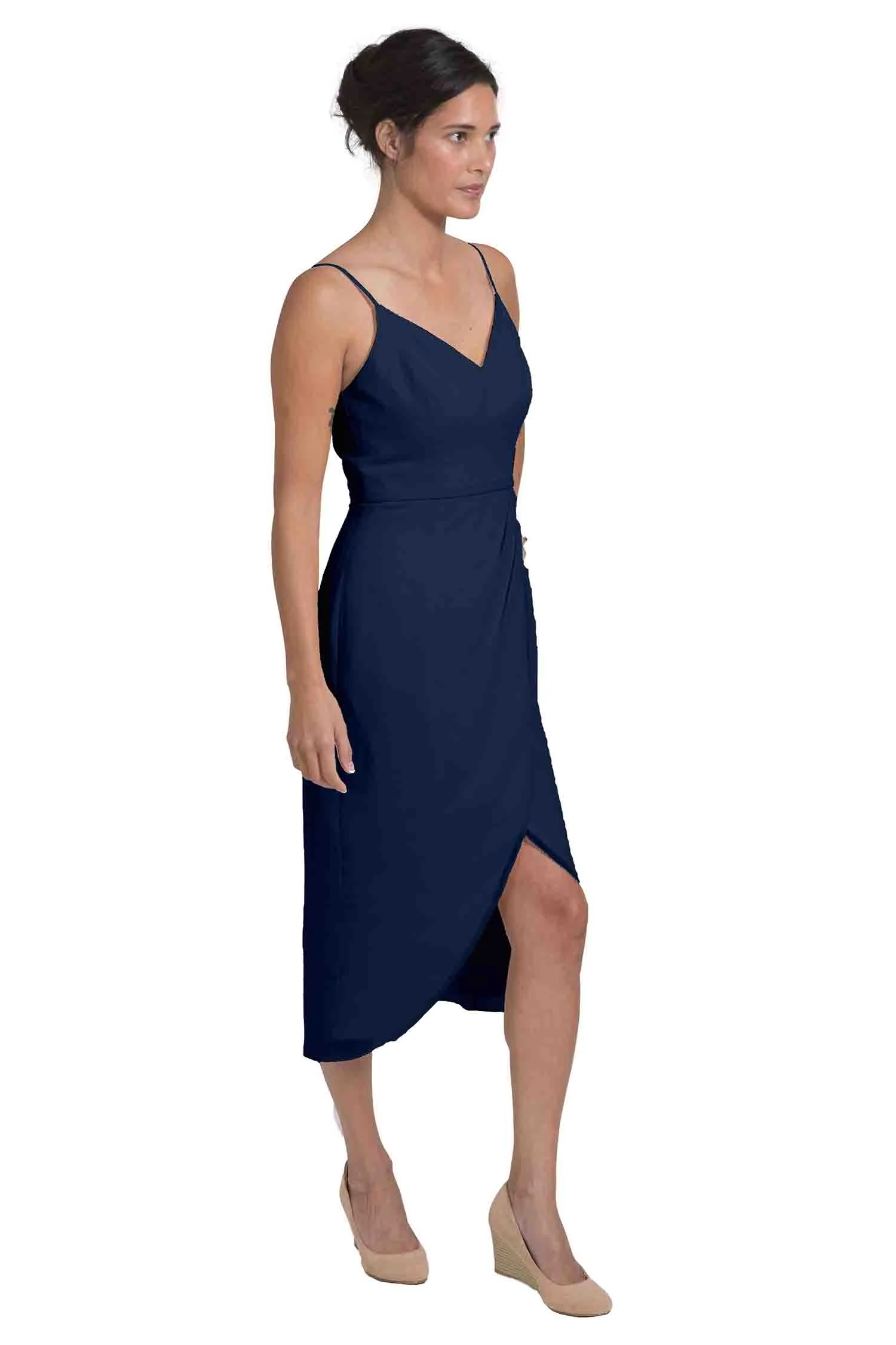 Bridesmaid Dress NZ Isabella - Navy Blue Right