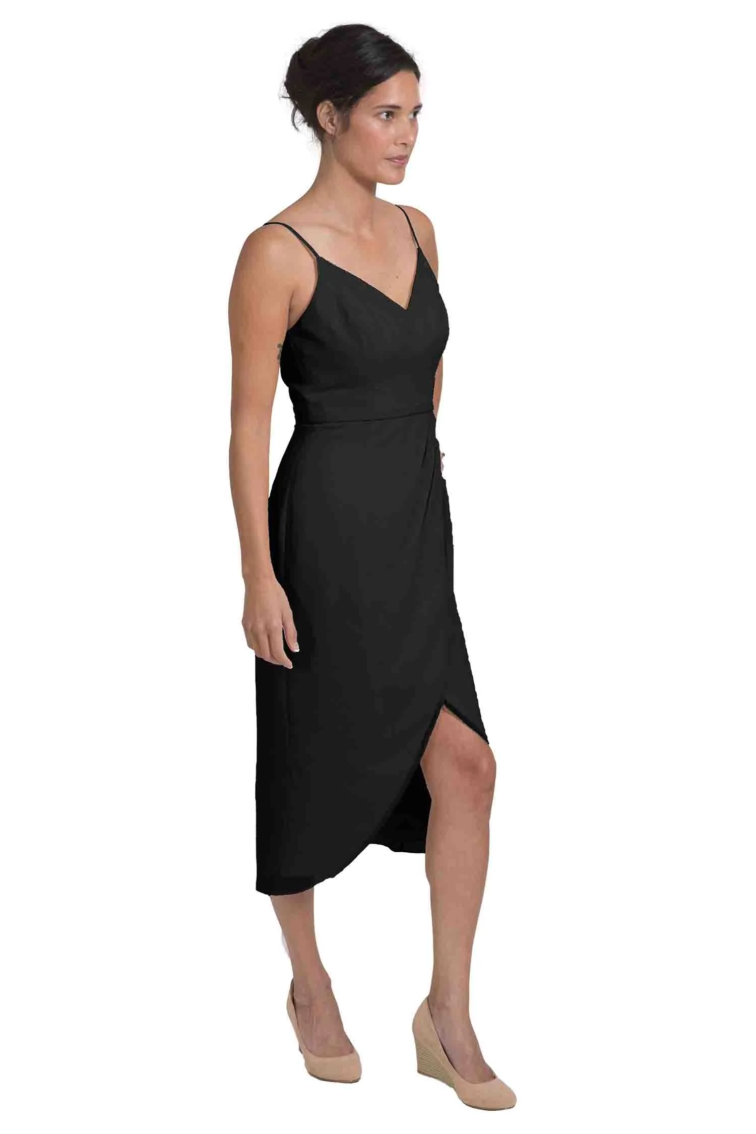 Bridesmaid Dress NZ Isabella - Black Right