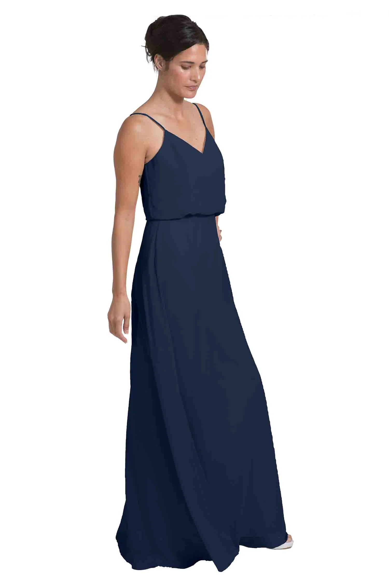 Bridesmaid Dress NZ Avery - Navy Blue Right