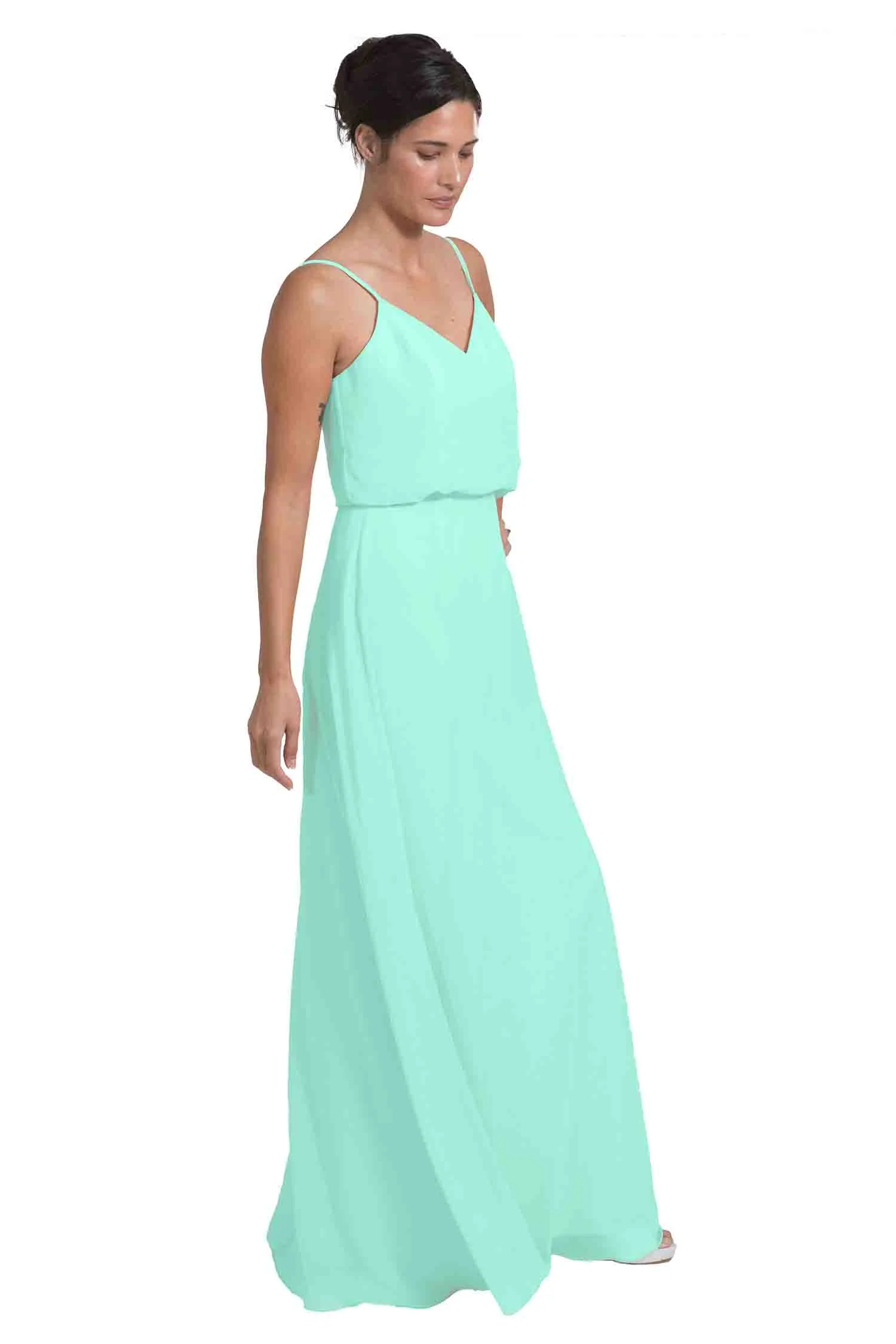 Bridesmaid Dress NZ Avery - Mint Green Right
