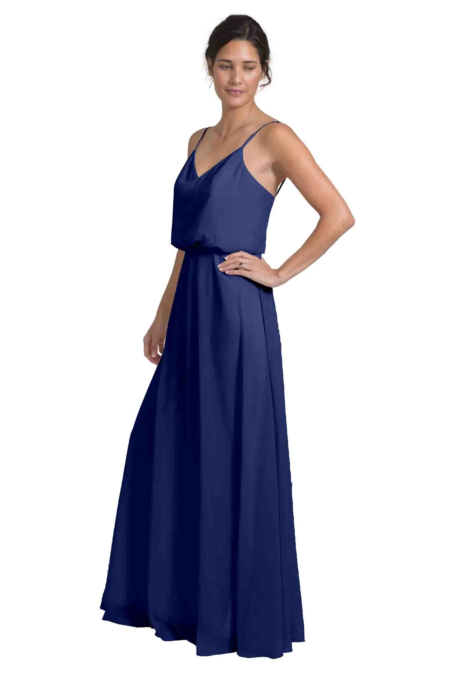 Bridesmaid Dress NZ Avery - Royal Blue Left