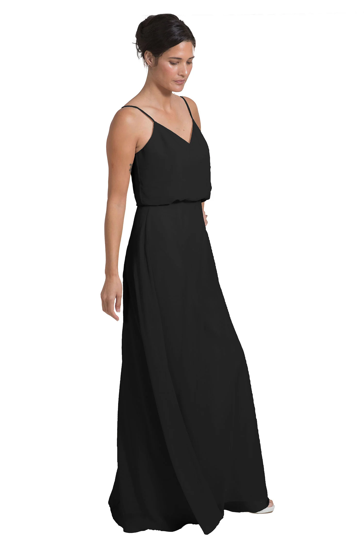 Bridesmaid Dress NZ Avery - Black Right