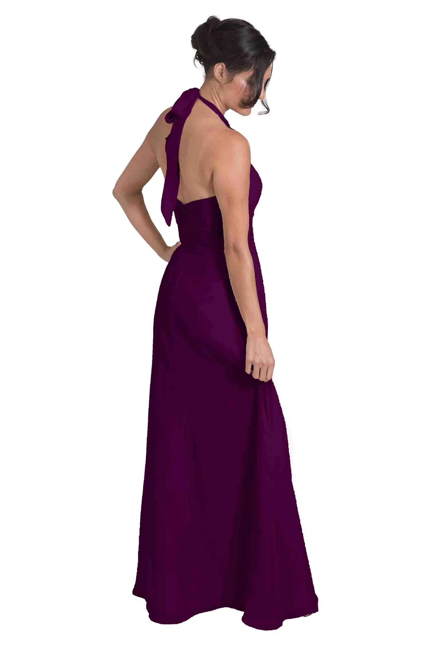 Bridesmaid Dress Charlotte - Purple Grape Right