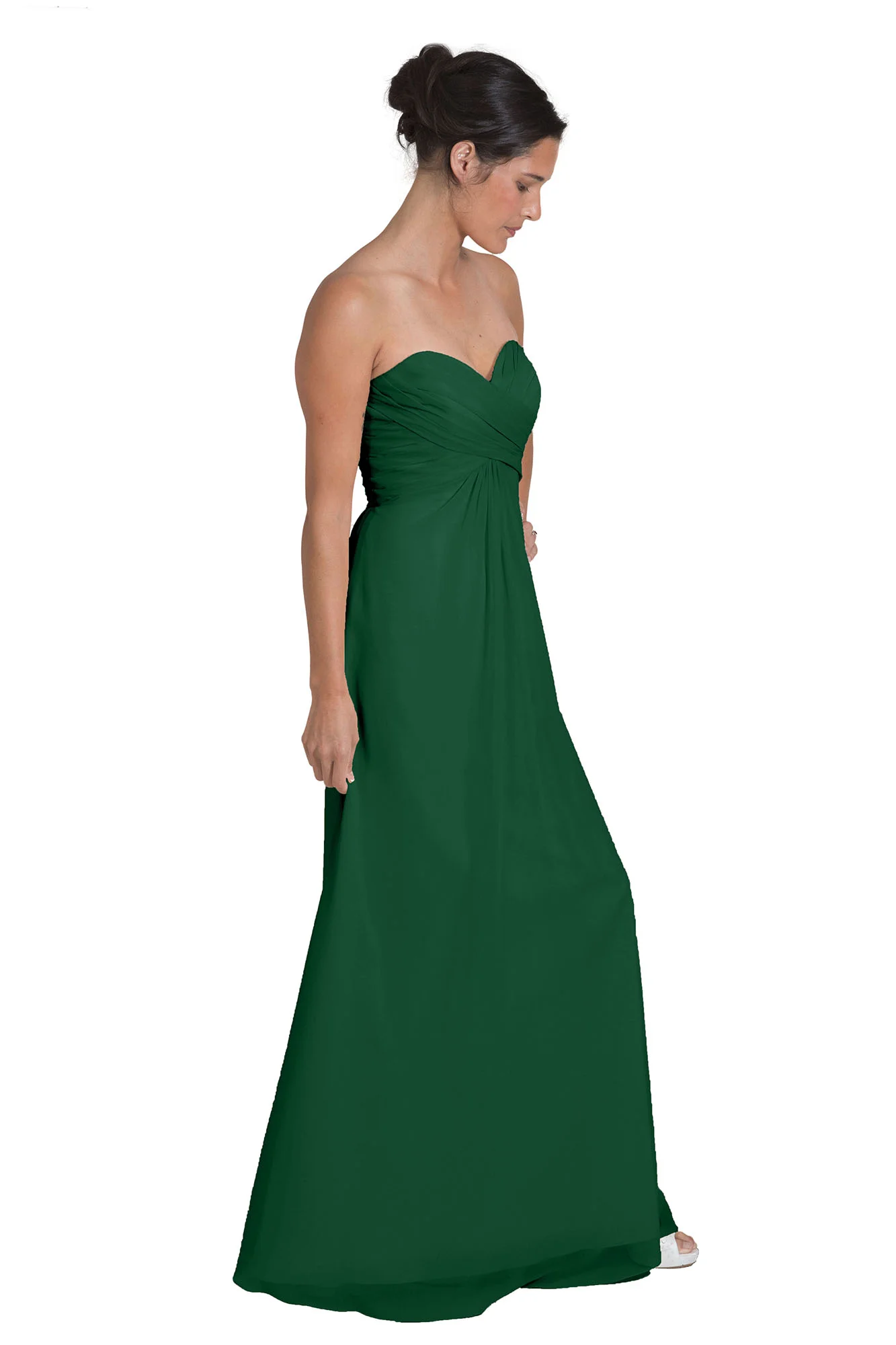 Bridesmaid Dress NZ Sophia - Dark Green Right