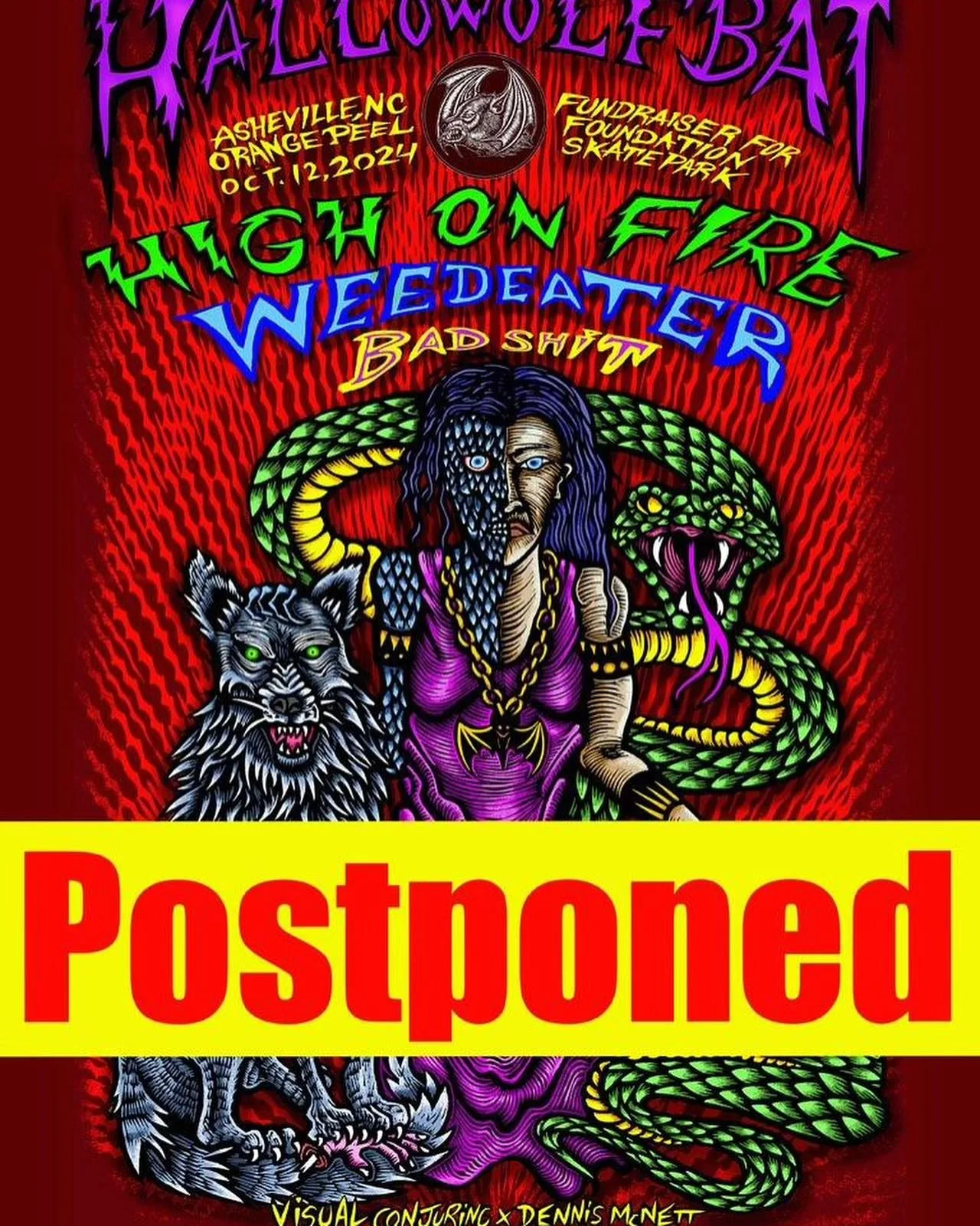 🚨 FALL EVENT POSTPONED 🚨

Due to Hurricane Helene our fall fundraiser show @the_orange_peel has been postponed &bull; @pushskateshop and @foundationasheville have also canceled all events this weekend &bull; Please stay tuned and keep following us 