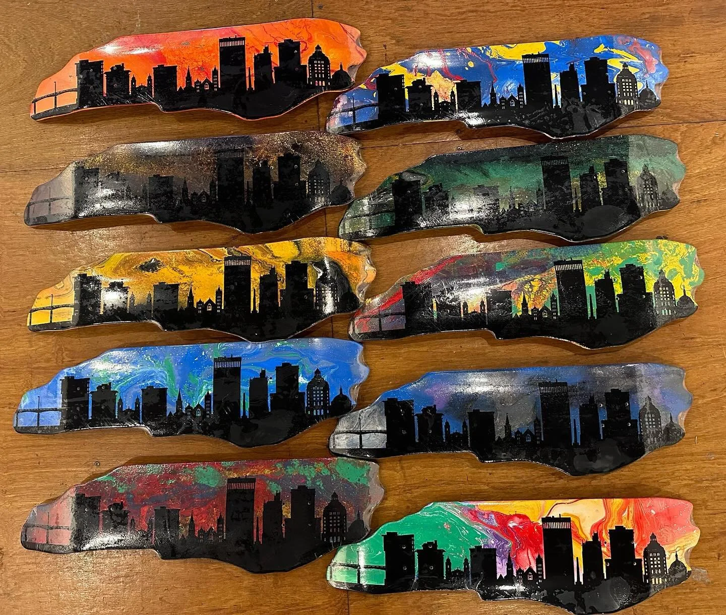 HURRICANE RELIEF FOR @fishbrainsavl 

@pennswood sent these custom boards as a way to donate to the asheville skate community. No strings attached.

Our good friend Mark lost his shop during the storm, and we have decided to donate all the proceeds t