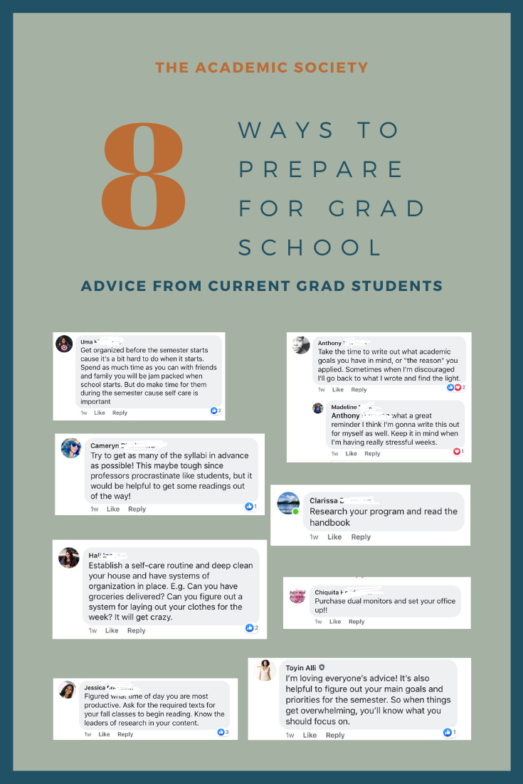 8 Ways to Prepare for Grad School — the academic society
