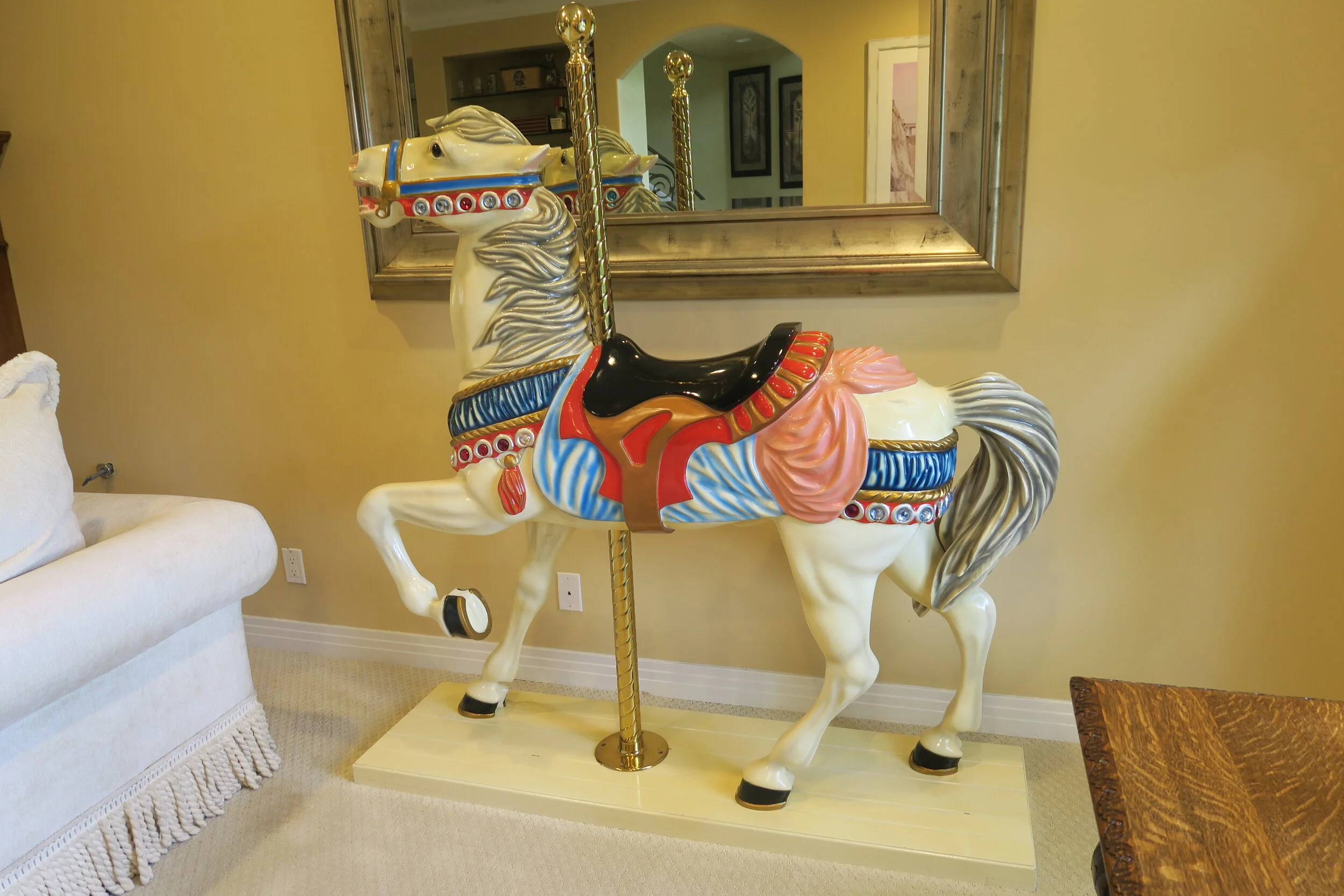 Carved Carousel Horse