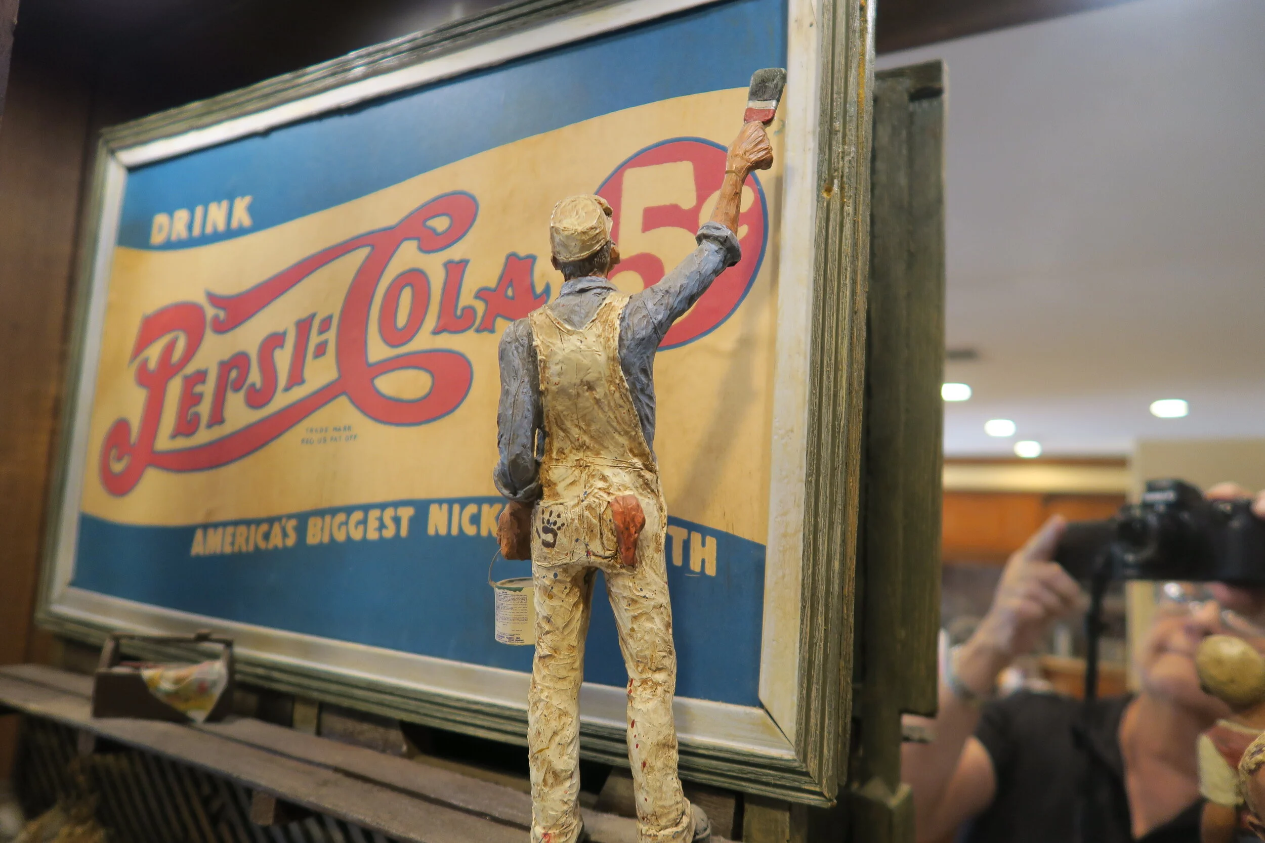 Michael Garman Sculpture - "Billboard Painter"