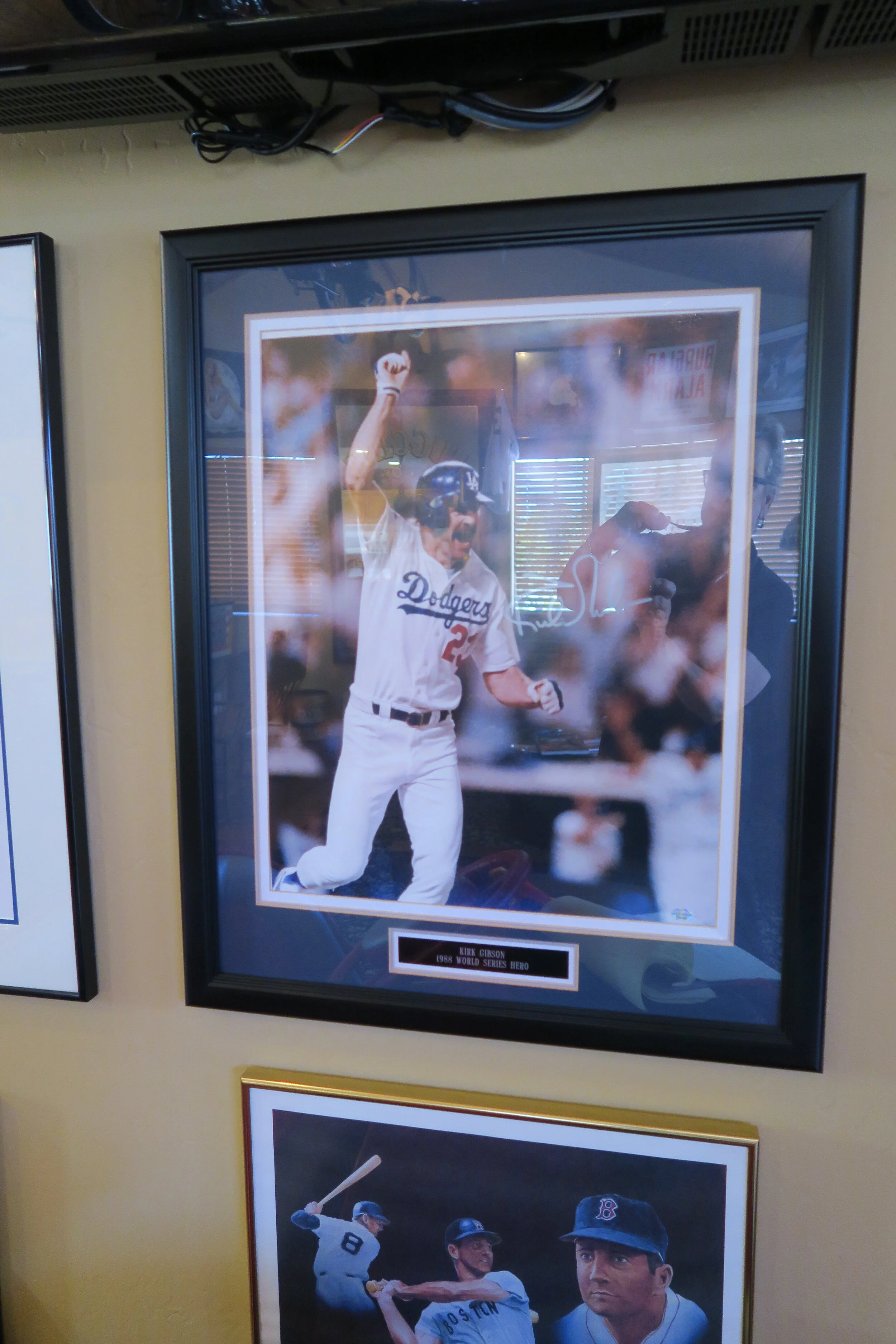 Color Photograph of Dodger Kirk Gibson