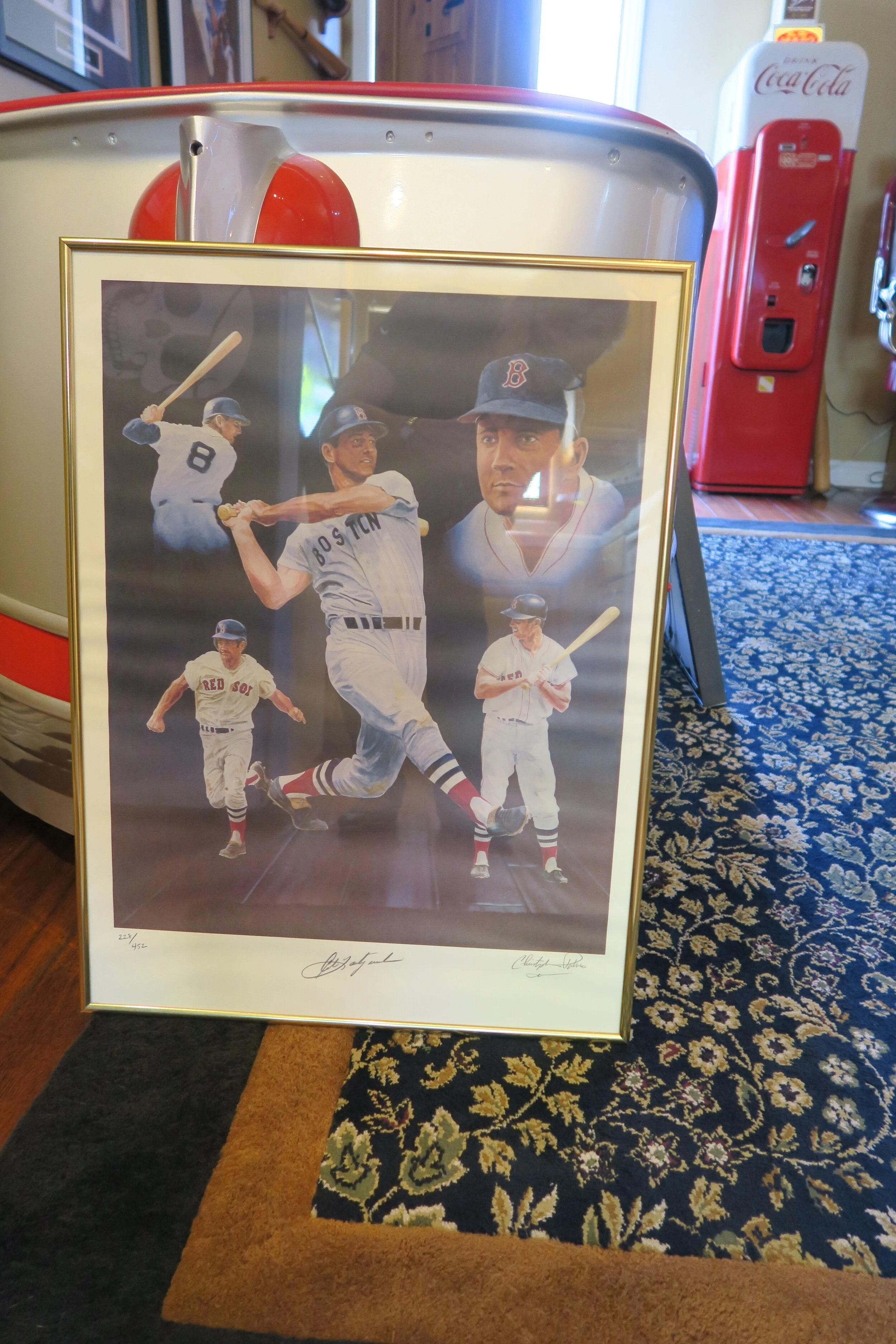 Color Print Signed by Carl Yastrzemski