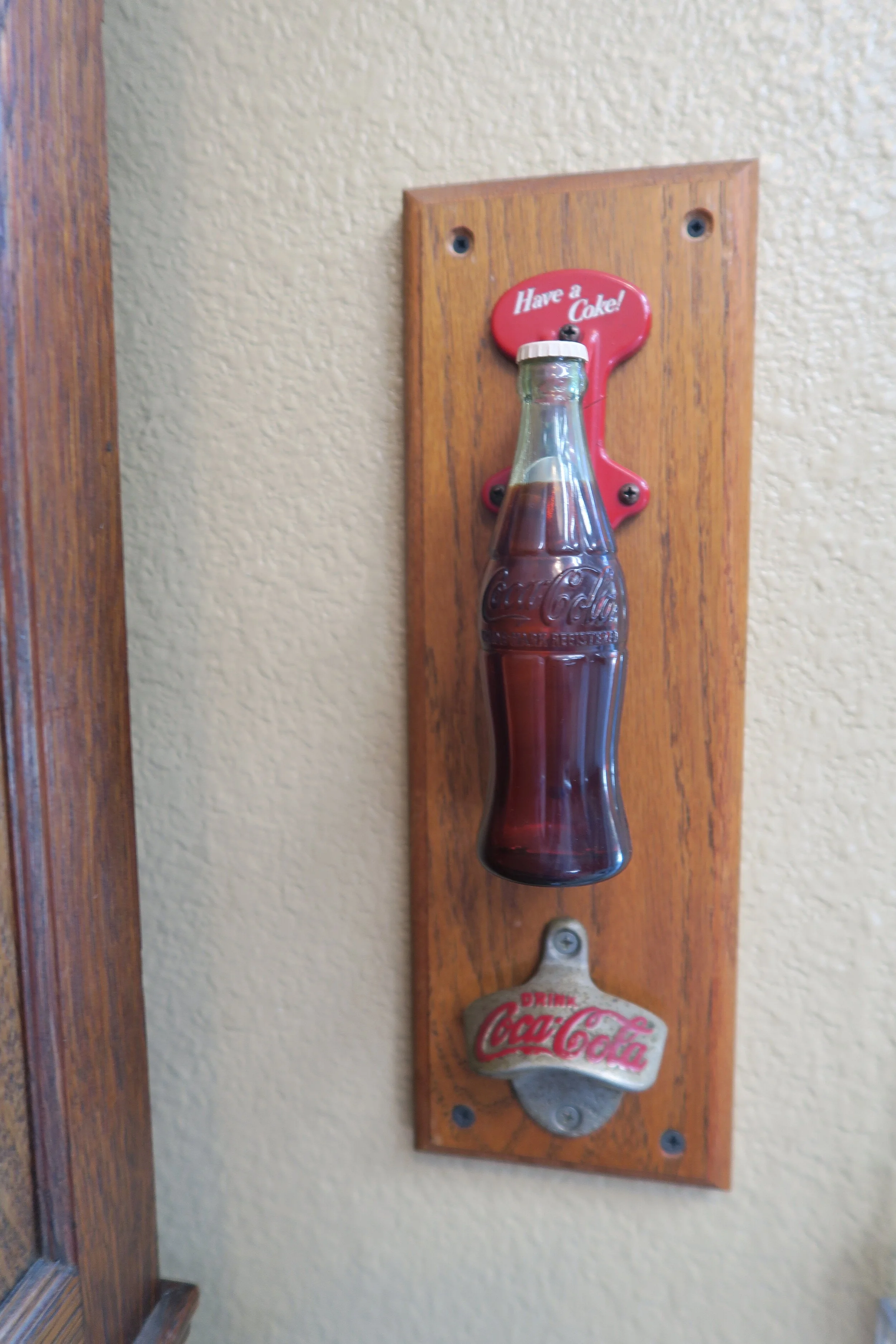 Coca-Cola Door Handle, Opener and Thermometer