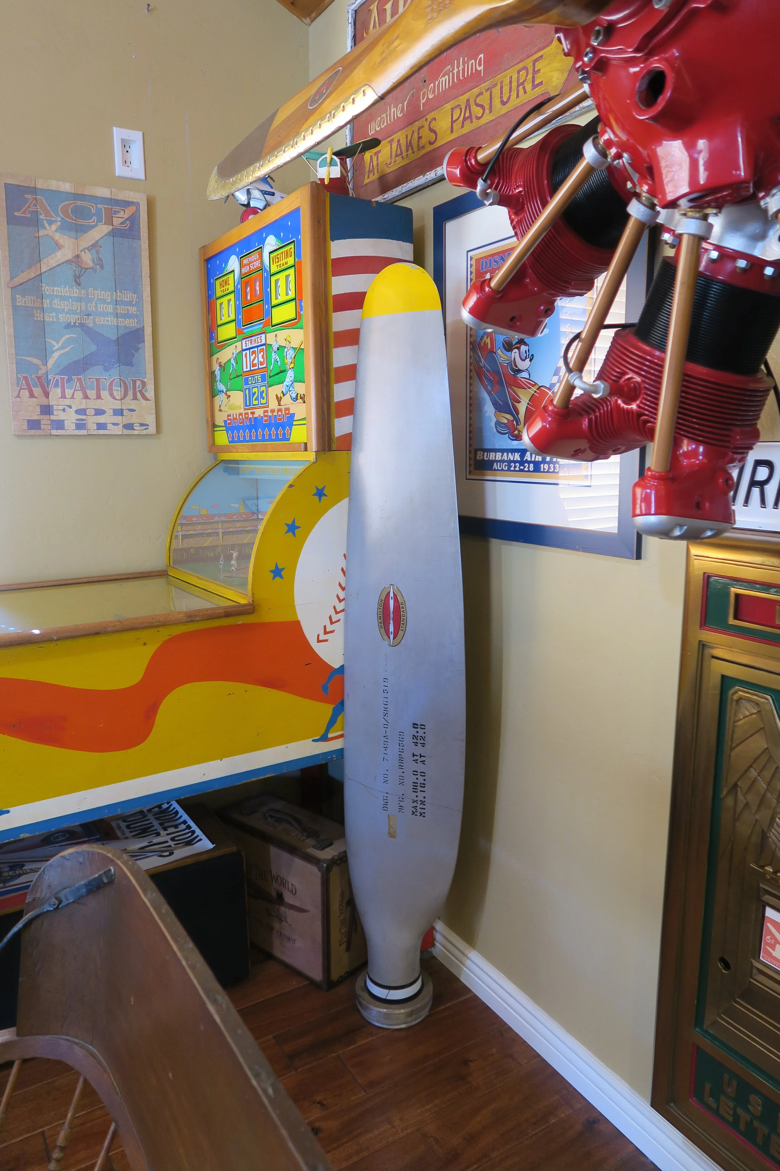 Post WWII Propeller Blade Later Version of the 6677A-0 