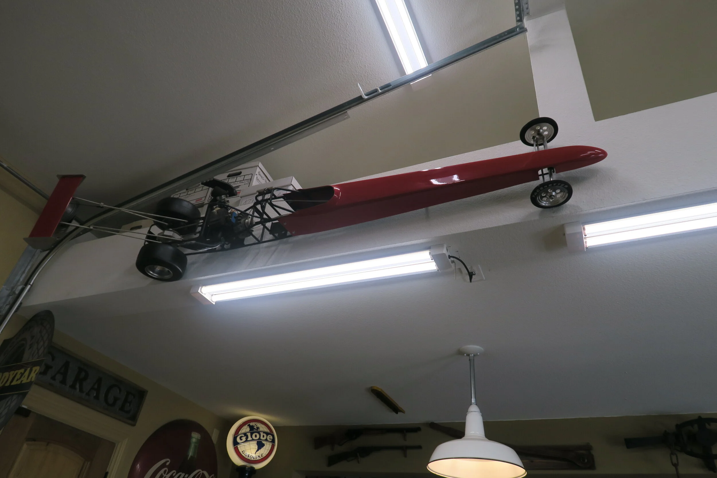 Radio Controlled Red Pagesetter Gasoline Dragster Race Car with Working Parachute