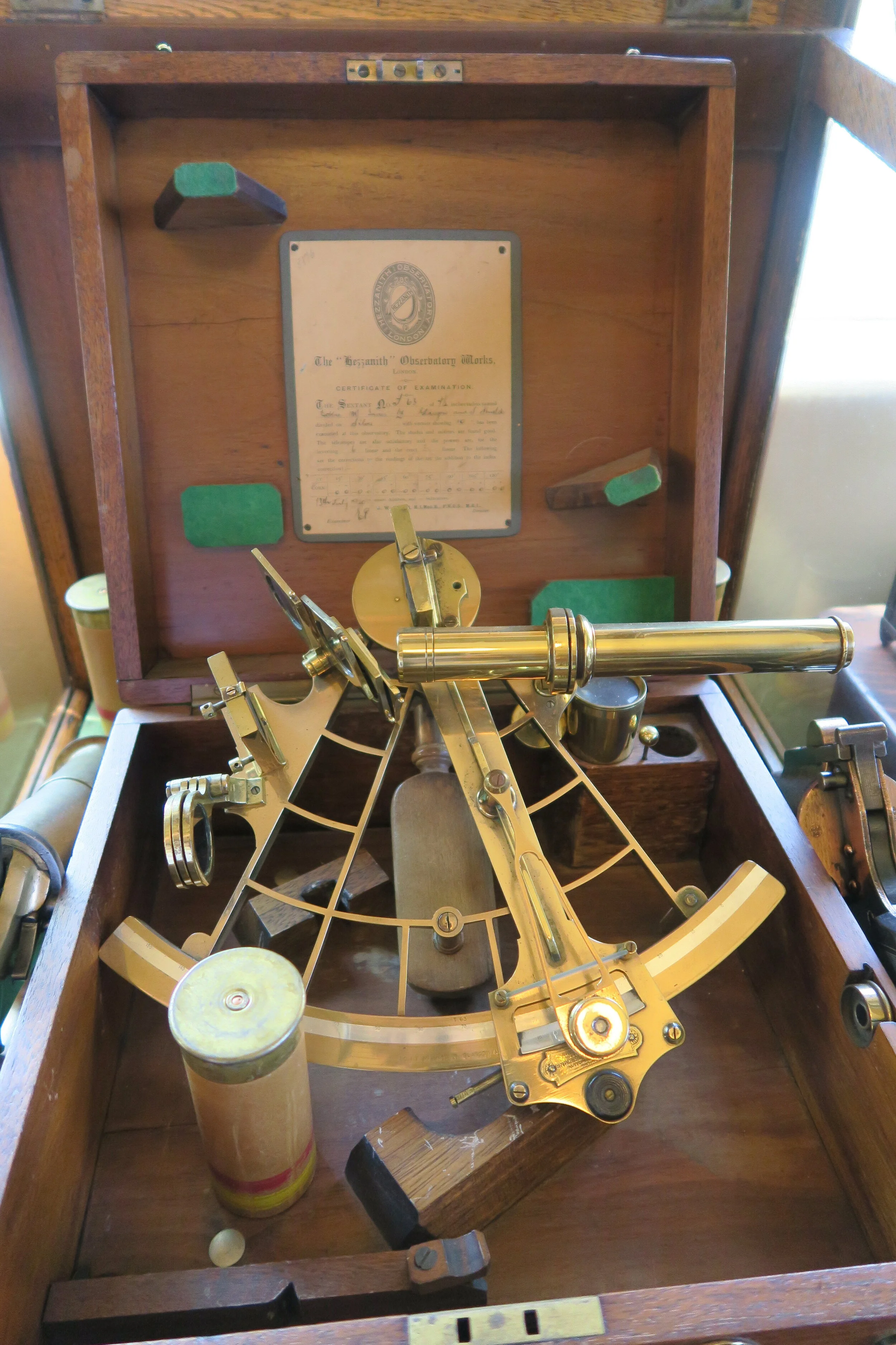 Hezzanith Brass Sextant