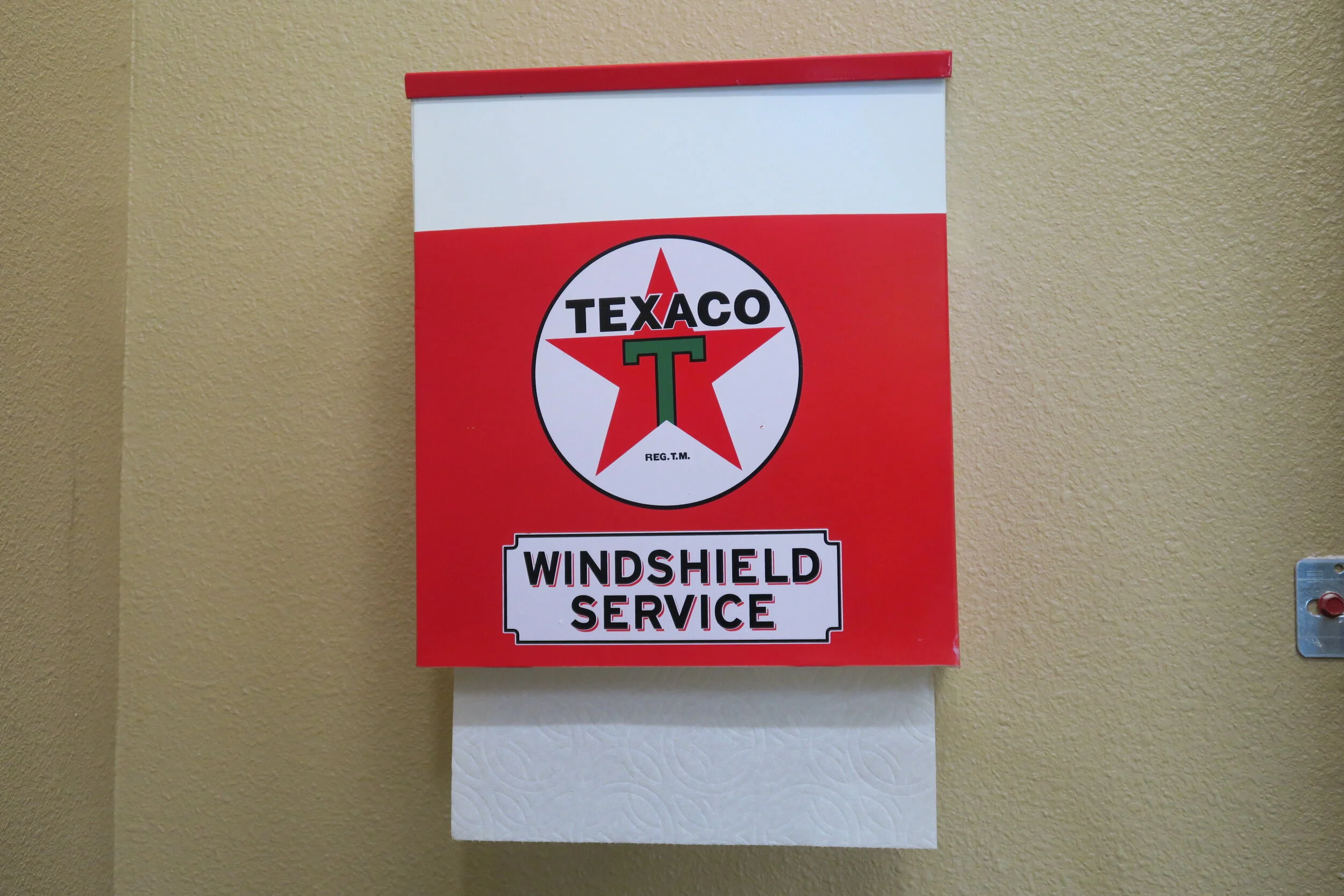Reproduction Texaco Windshield Service