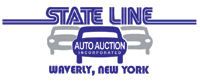 830 Talmadge Hill Road South PO Box 351 Waverly, NY14892 Phone (607) 565-8151 FAX (607) 565-8659 www.statelineauto.com Email: jeffb@statelineauto.com GM Closed Auction on Alternate Thursdays; 8-Lane Dealer Auction Every Friday.