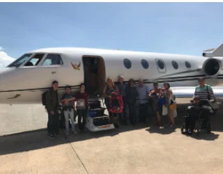 Metro Auto Auction of Phoenix sent a jet loaded with generators, clothing, diapers and other much needed supplies to Puerto Rico to help with hurricane relief. After picking up several people needing medical treament who had been unable to leave Puerto Rico, the auction staff packed the plane again and sent it back to the island.
