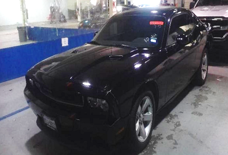 The 35,000 vehicle for Santander/Chrysler Capital to sell at DAA/OKC was this 2014 Dodge Challenger.