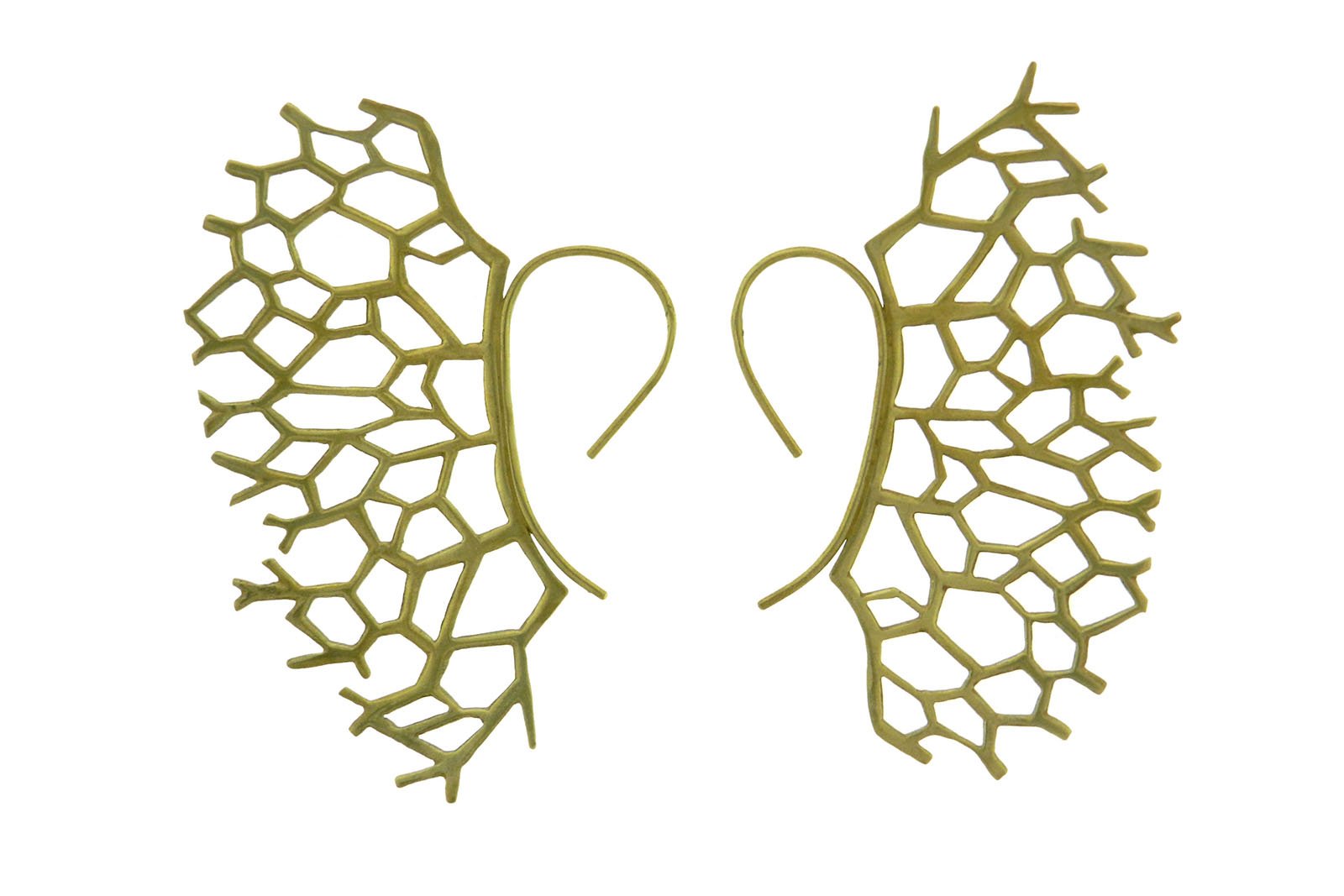 Brass Dendritic Ear Cuff pair.jpg